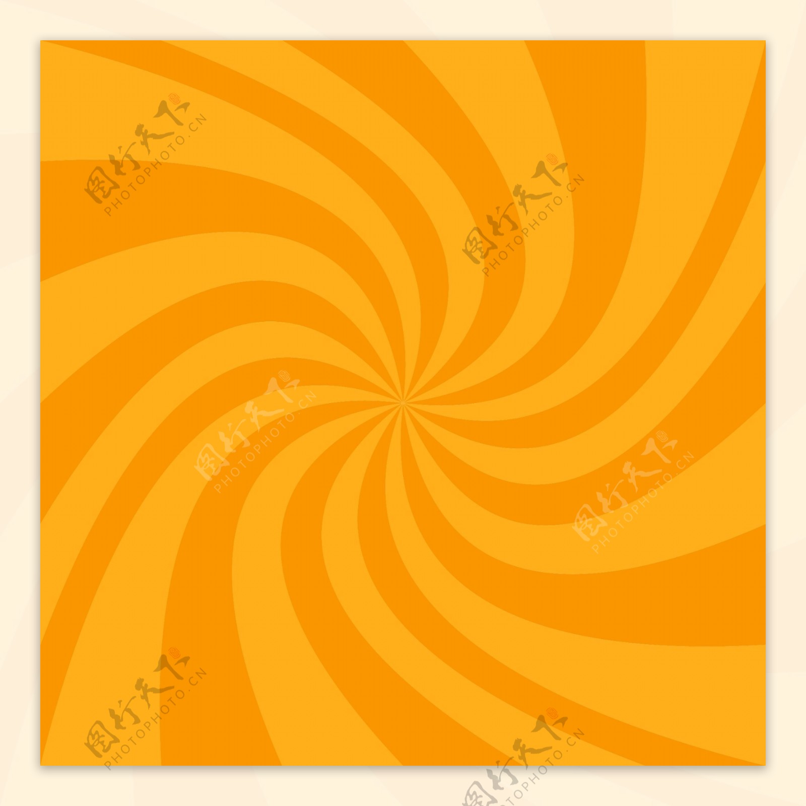 橙色螺旋设计背景