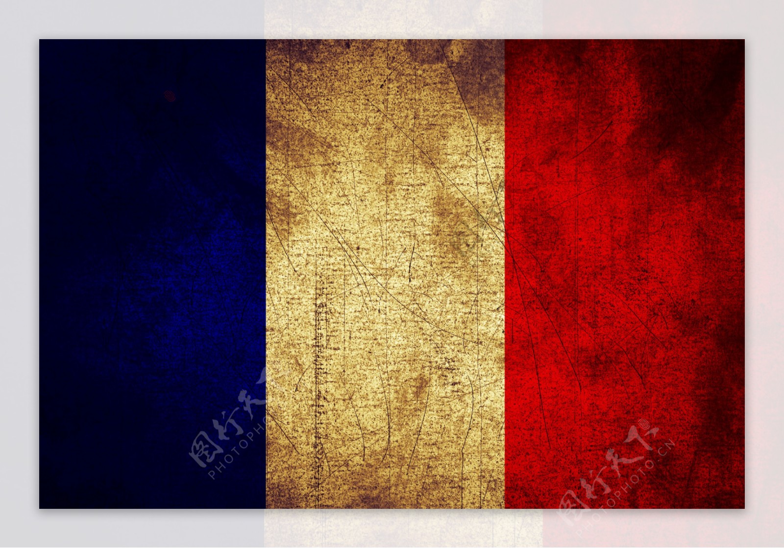 怀旧法国国旗图片
