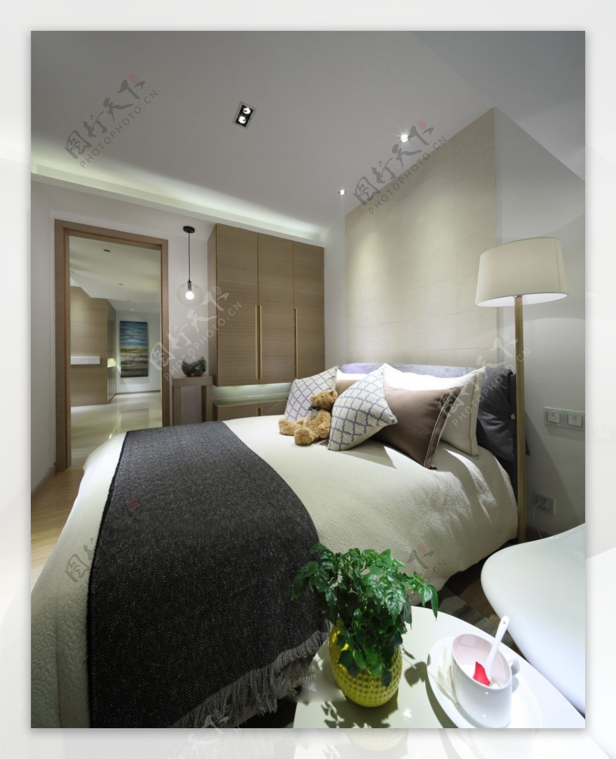 卧室现代风格设计图片素材