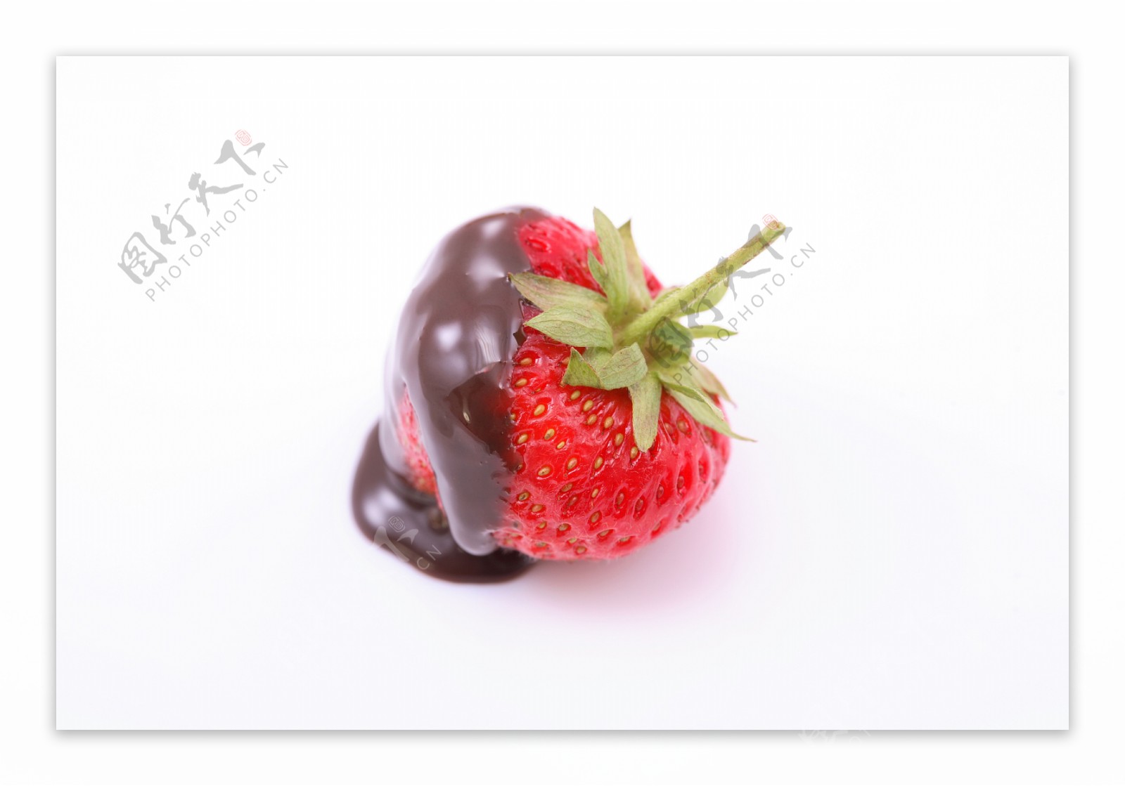 香浓巧克力草莓图片