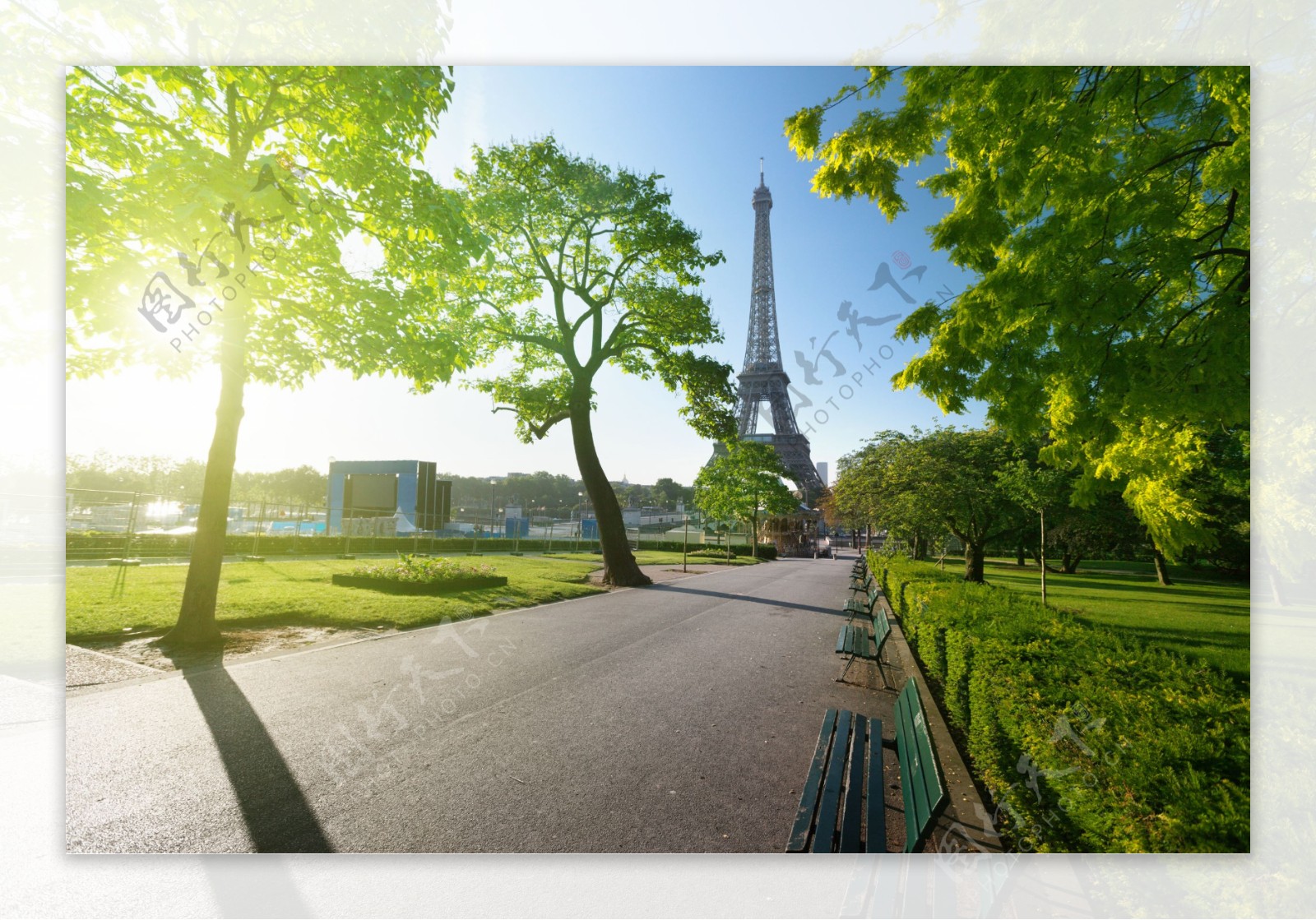 巴黎铁塔唯美图片