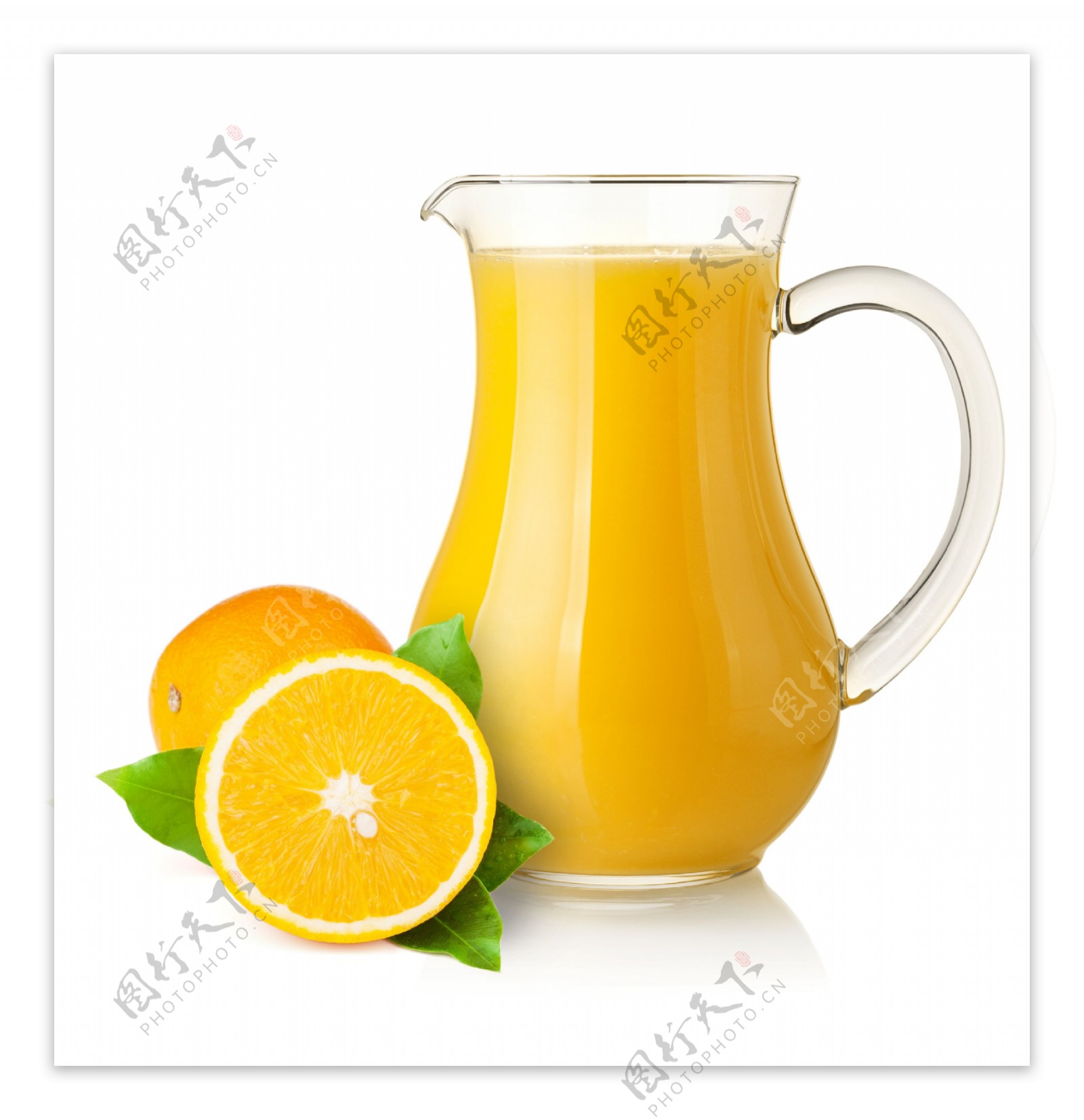 柠檬与果汁摄影