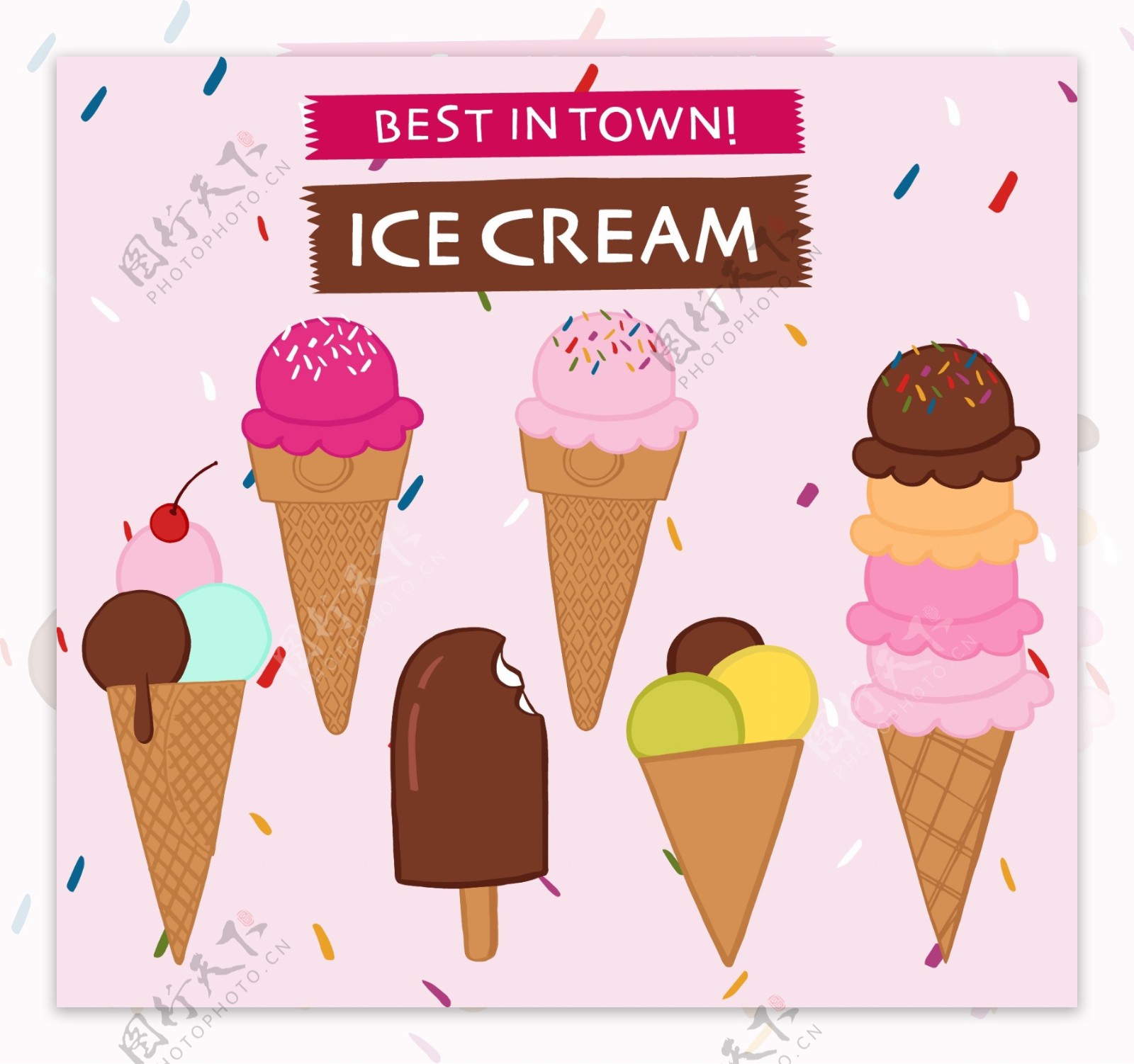 冰淇淋图片素材-编号35469908-图行天下