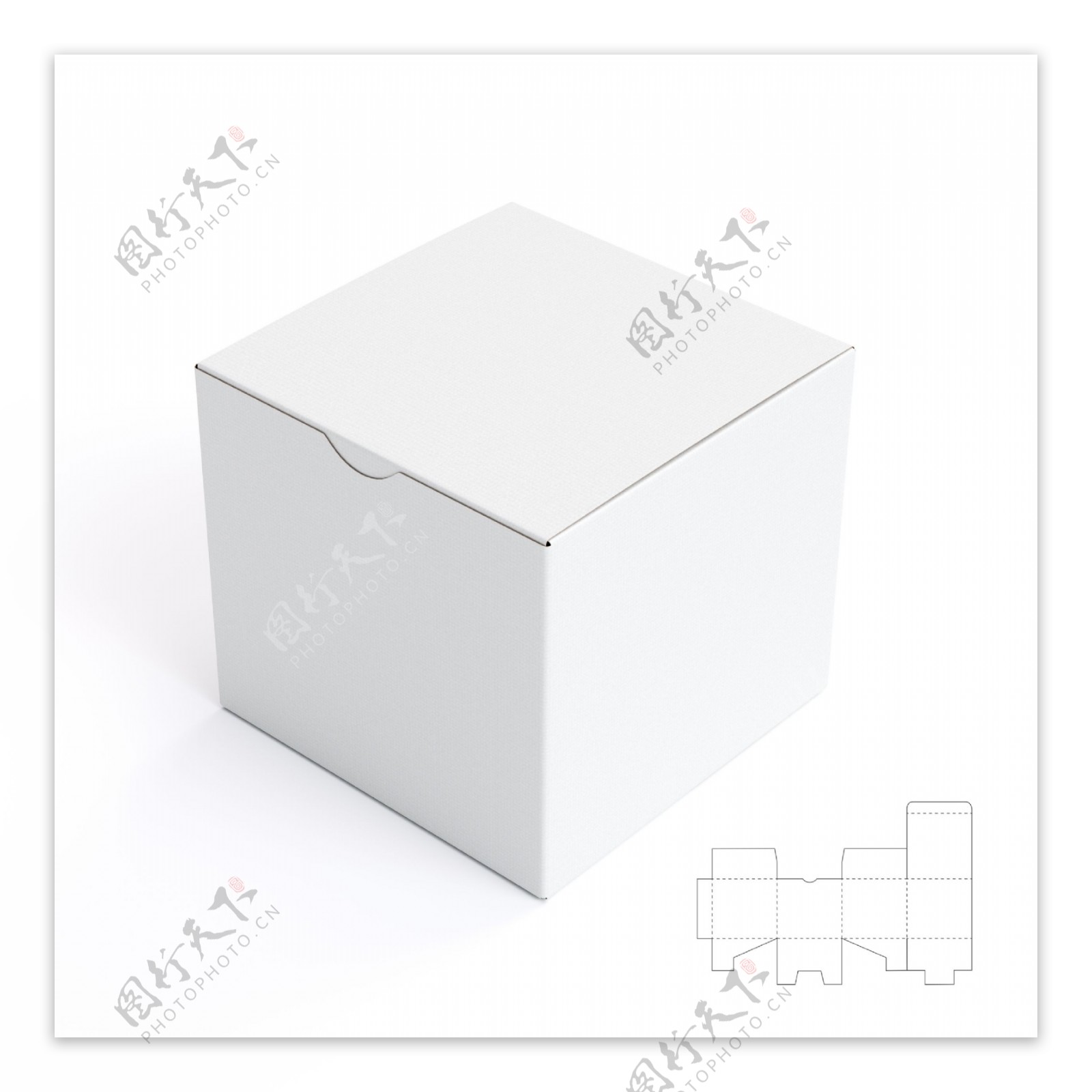 正方形包装盒设计
