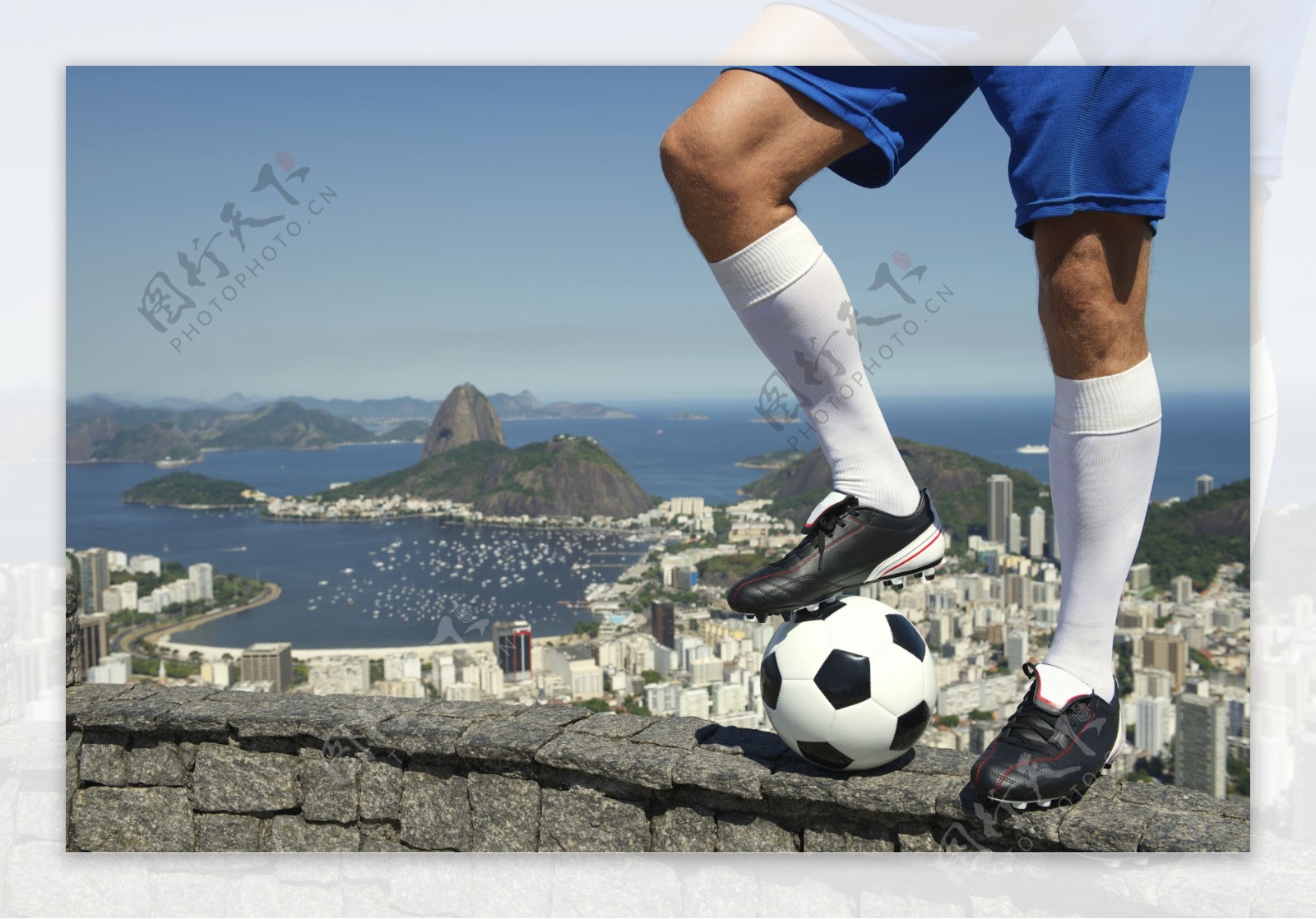 里约热内卢与足球运动员