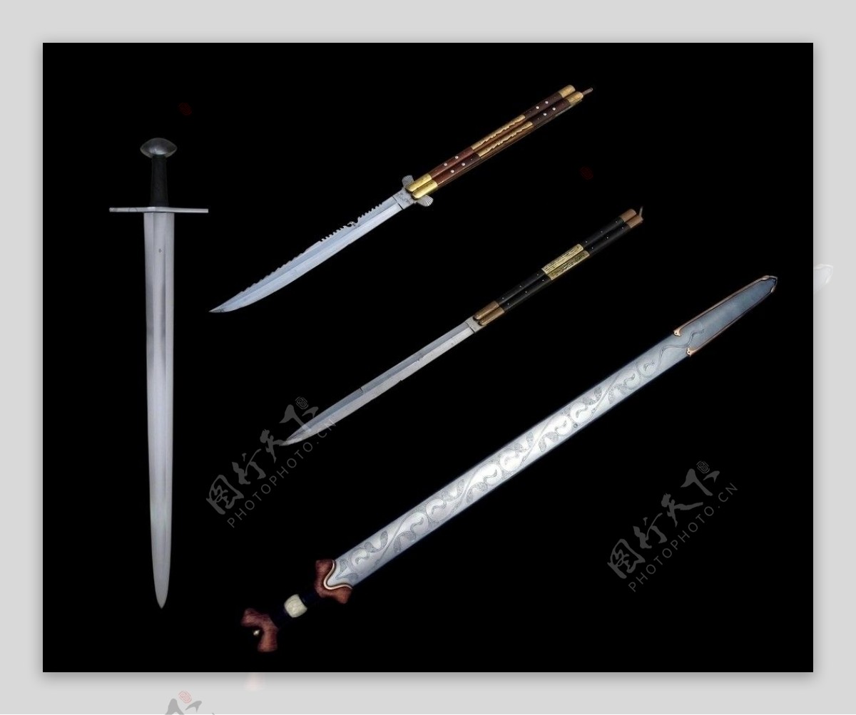 四款古代剑分层素材
