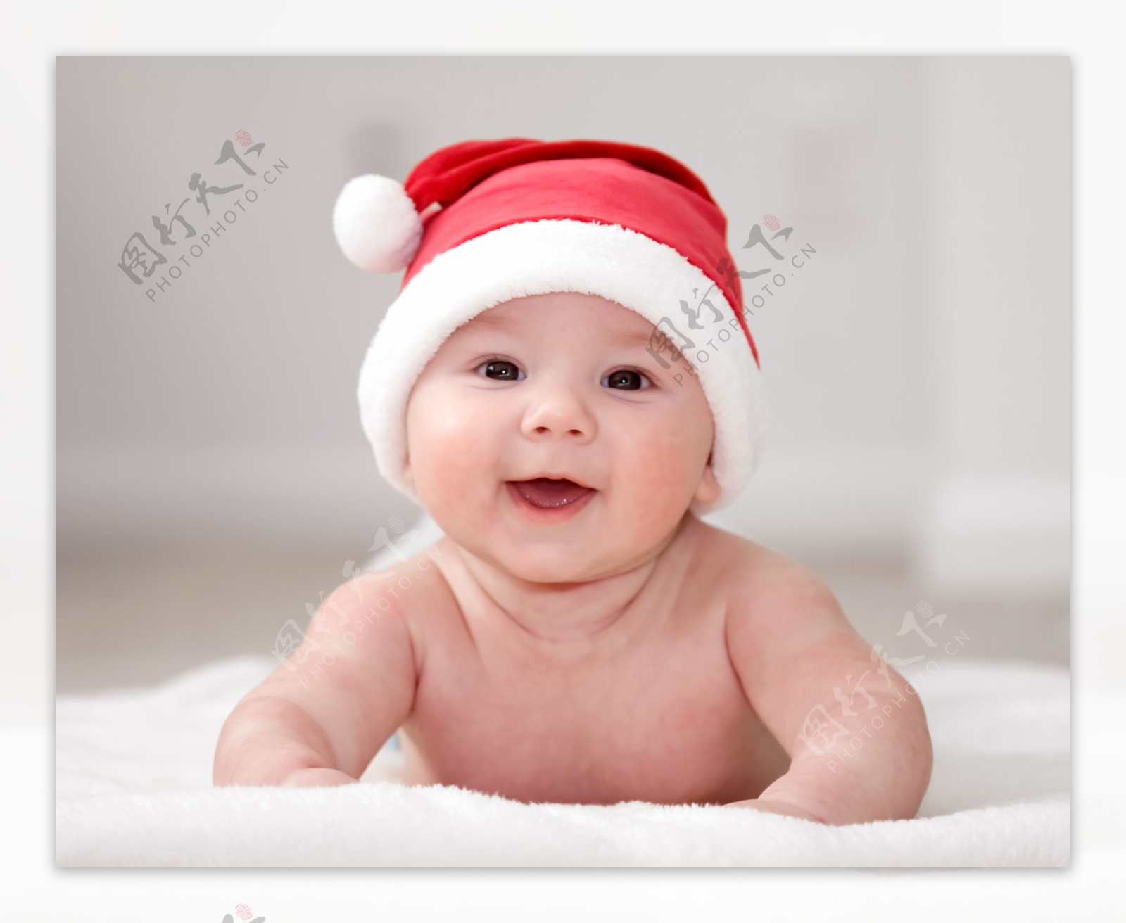 圣诞宝宝摄影素材图片