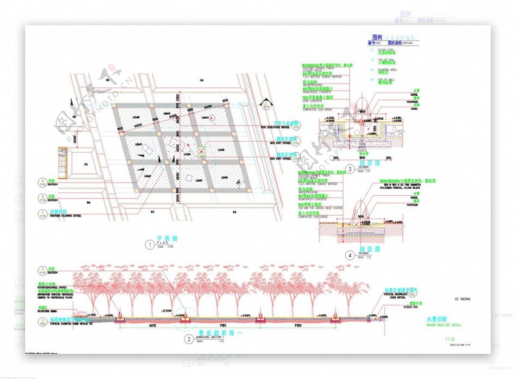 景观建筑CAD景观图纸