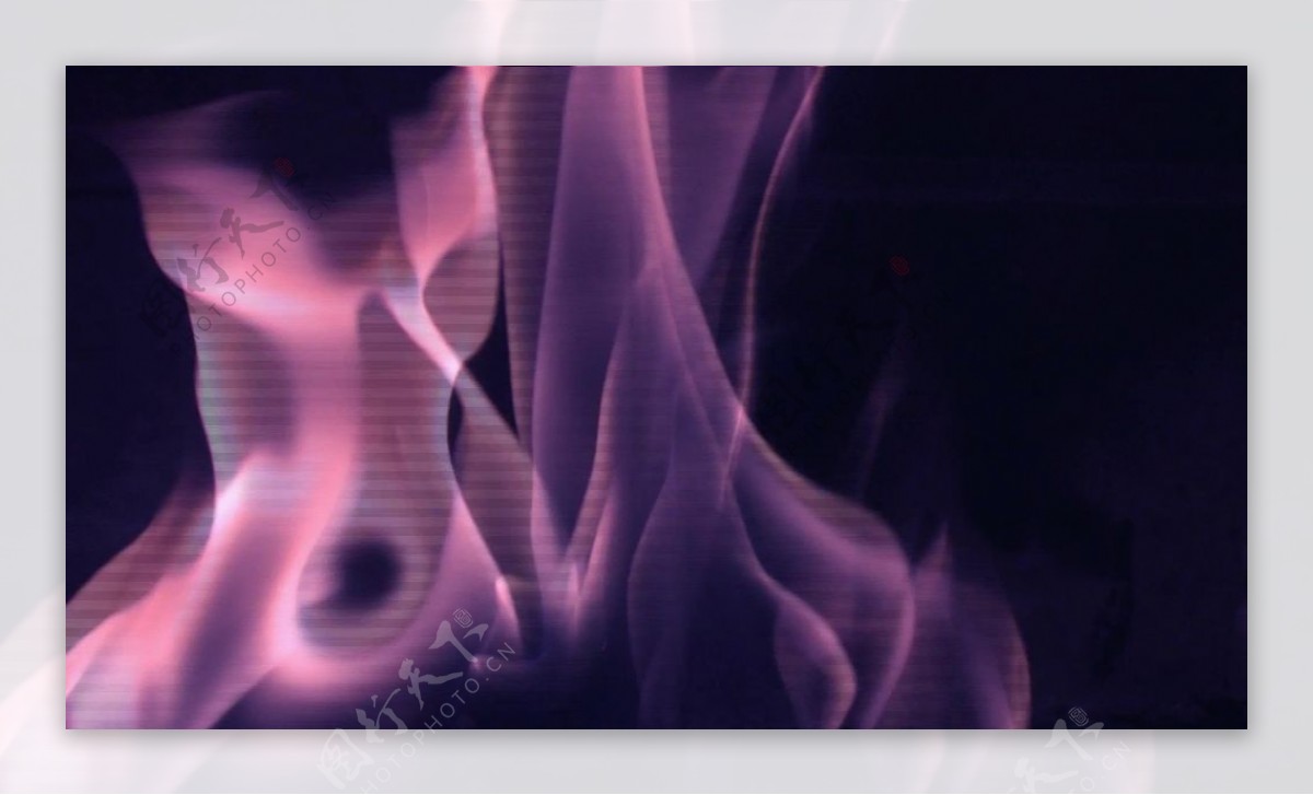 紫红火焰加速燃烧实拍高清视频素材