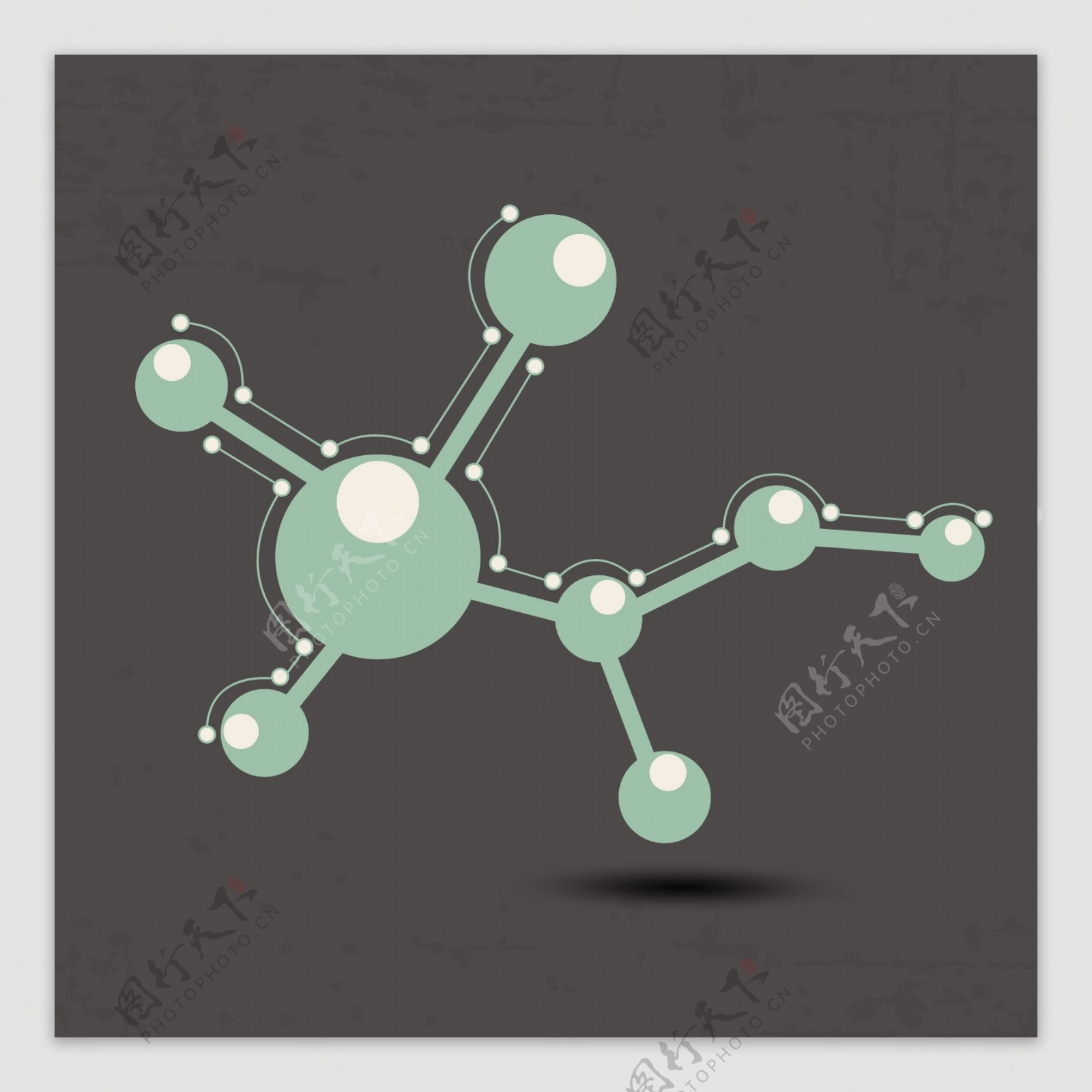 分子结构图标