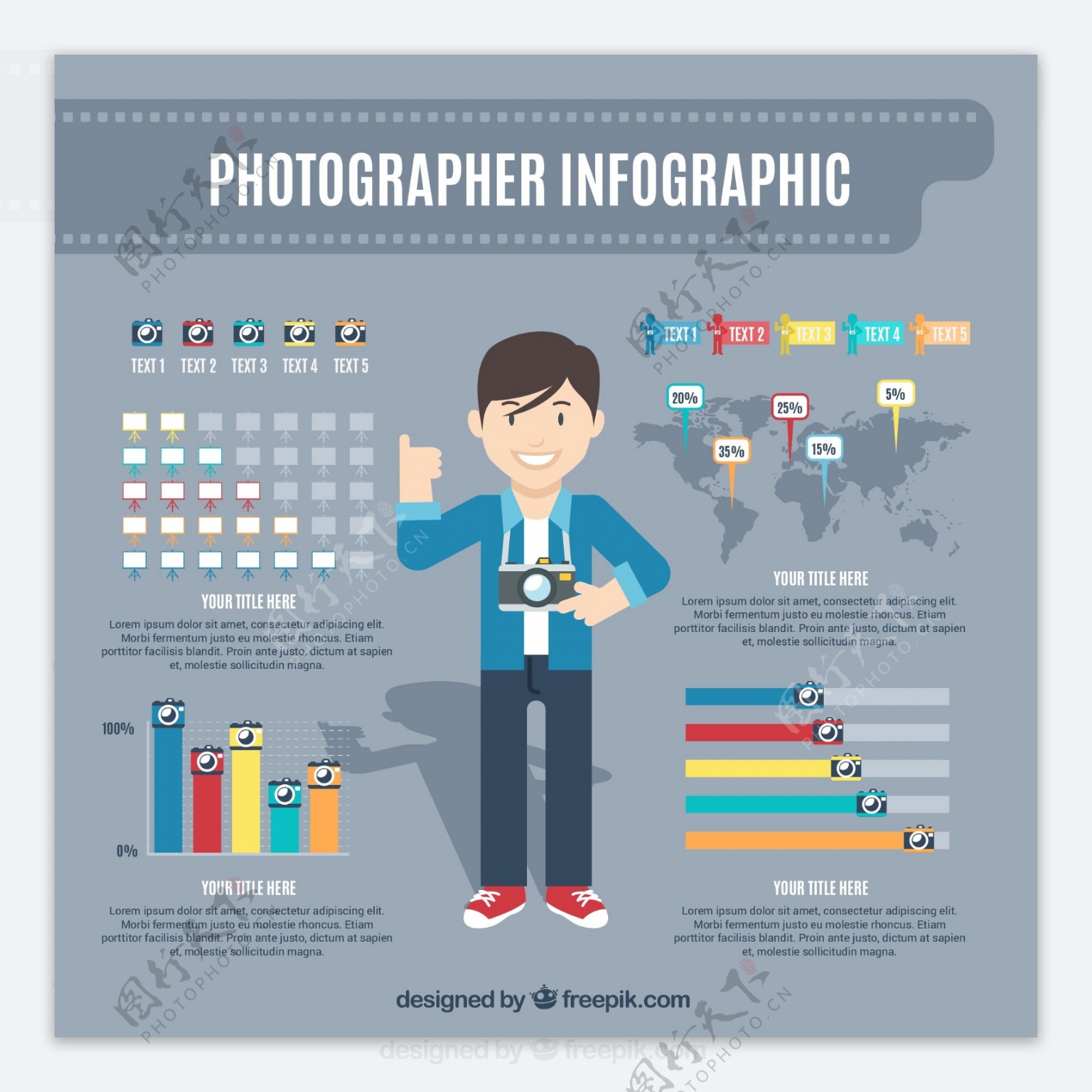 摄影师infography