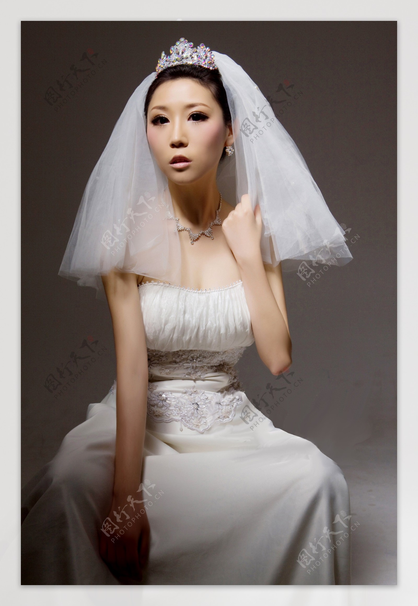 美丽新娘婚纱摄影图片