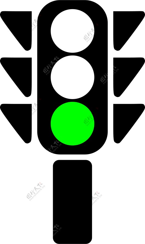 交通信号灯绿光