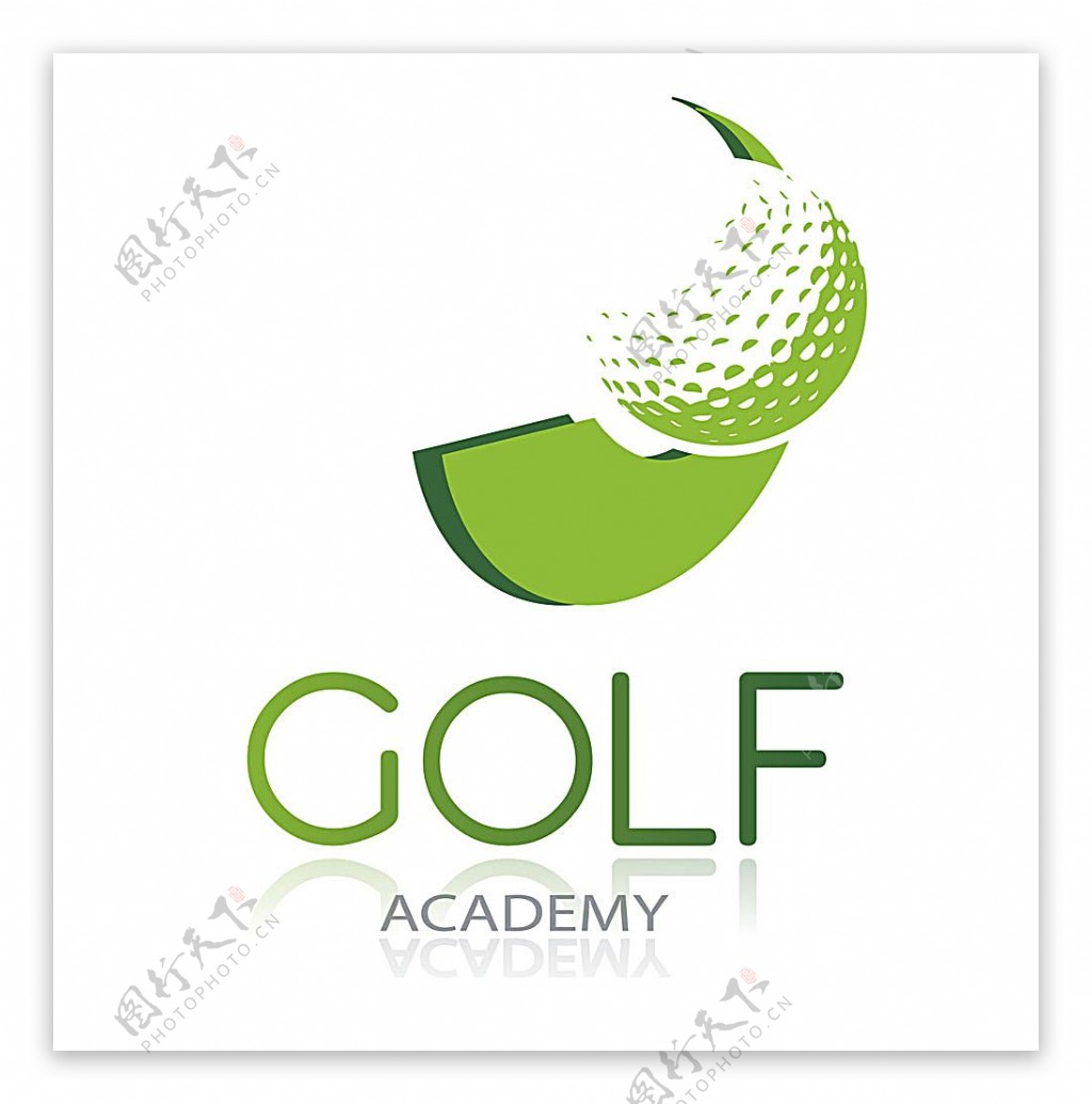 高尔夫球logo