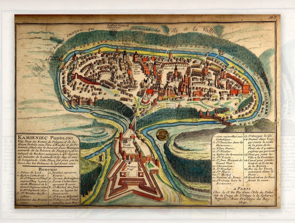 中世纪寻宝地图