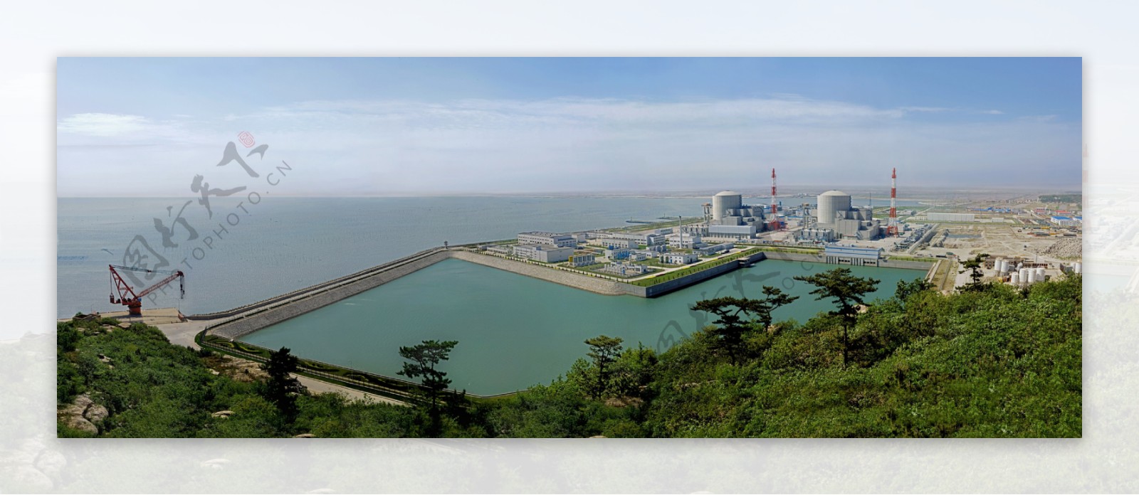 田湾核电全景图片