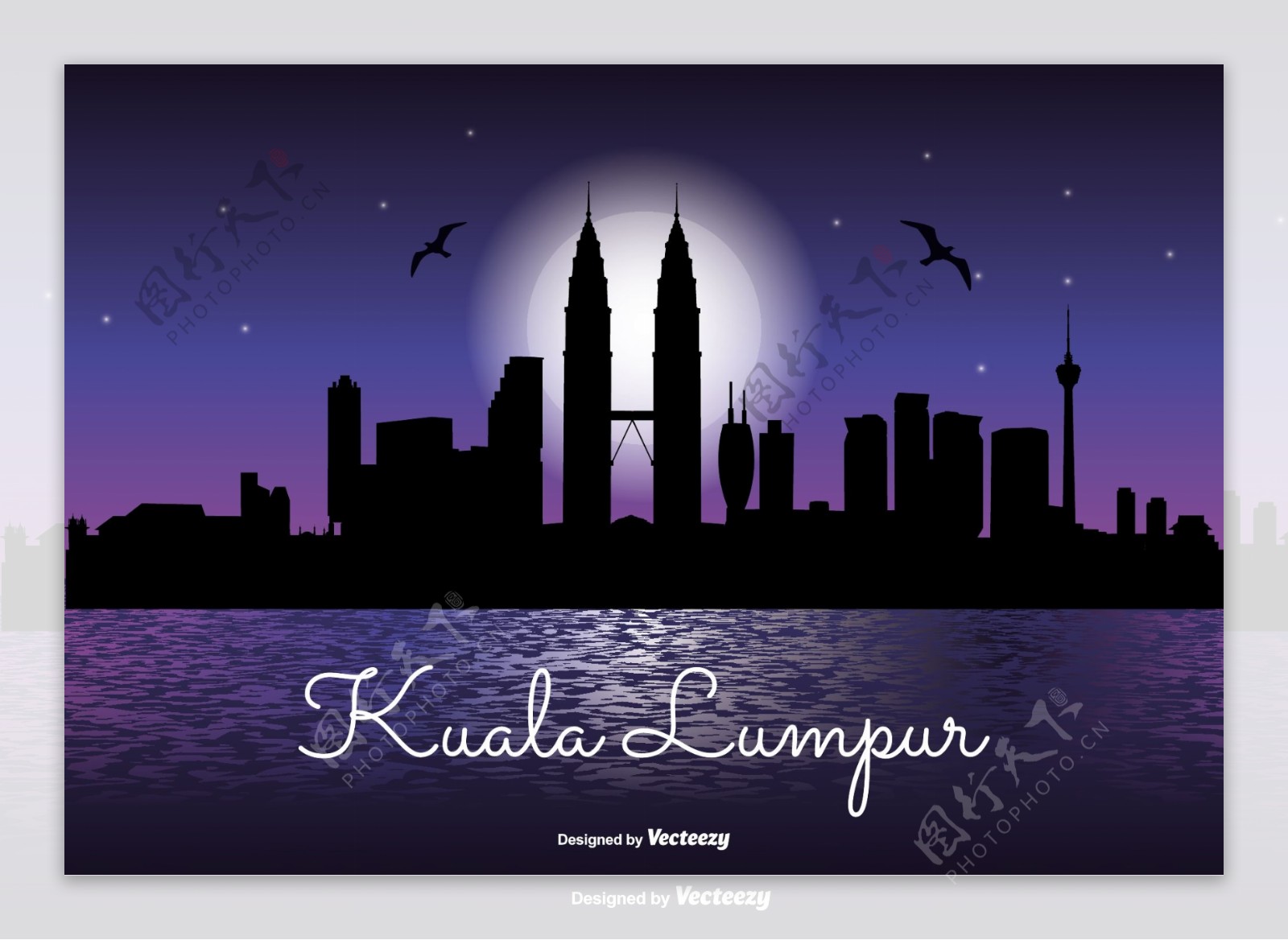 吉隆坡夜景天际线插图