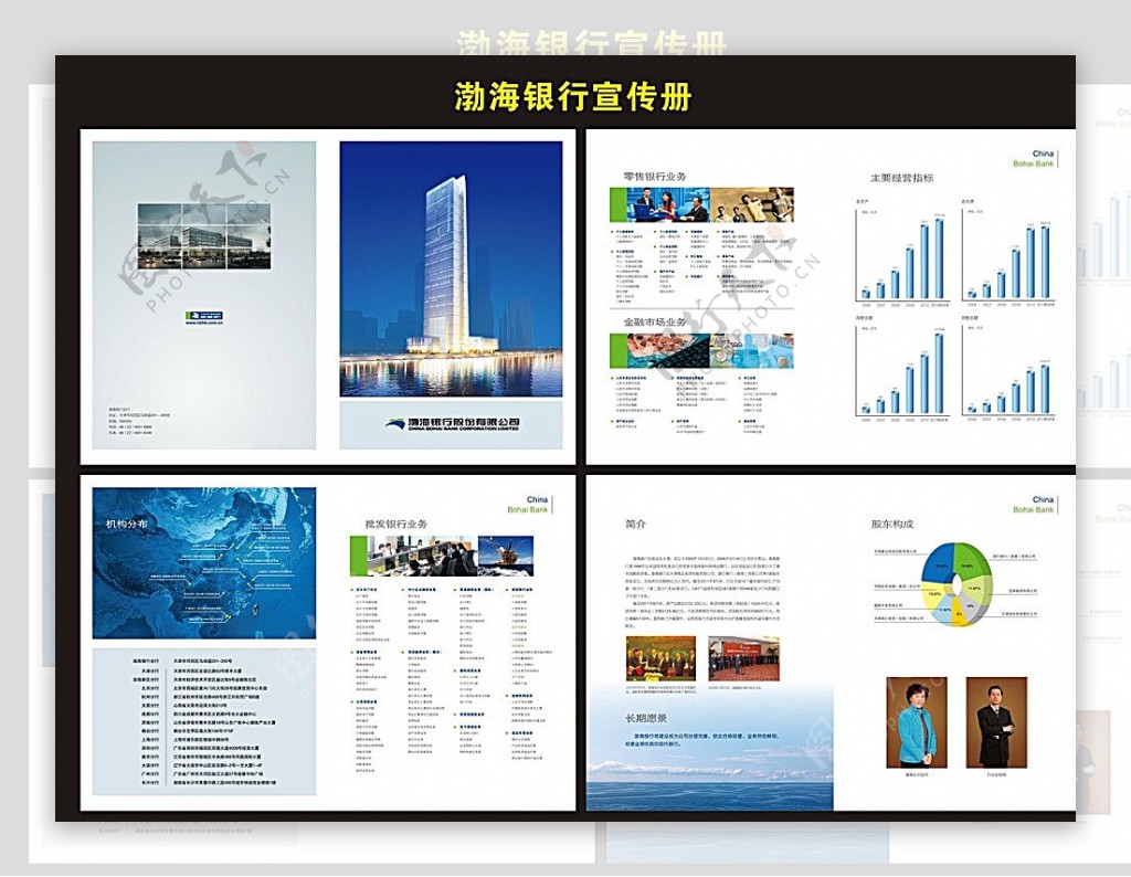 渤海银行宣传册图片