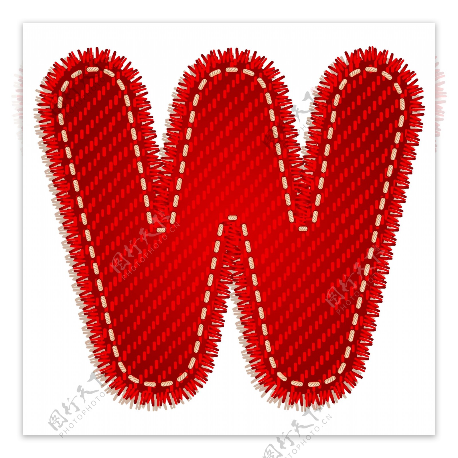 红色字母W