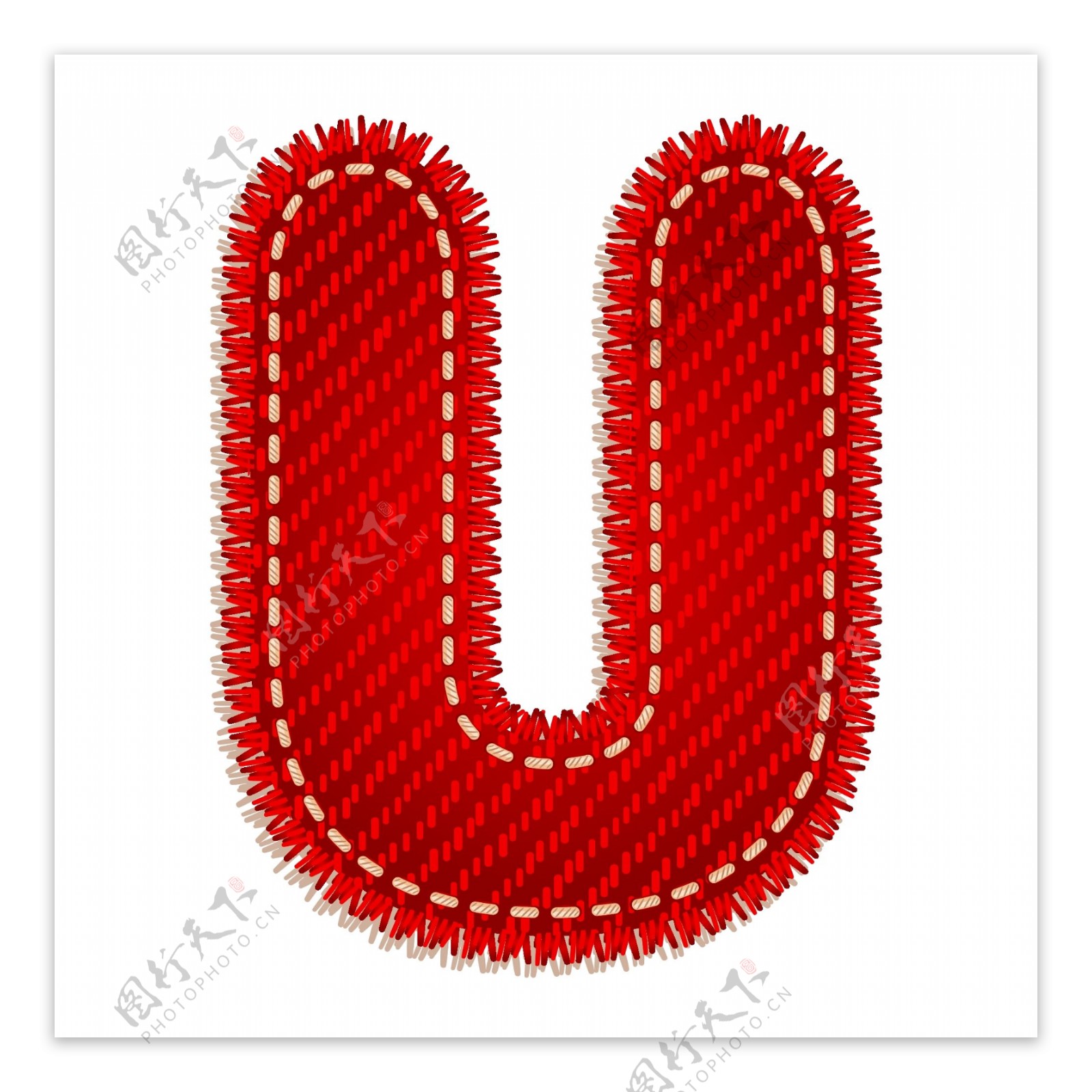 红色字母U