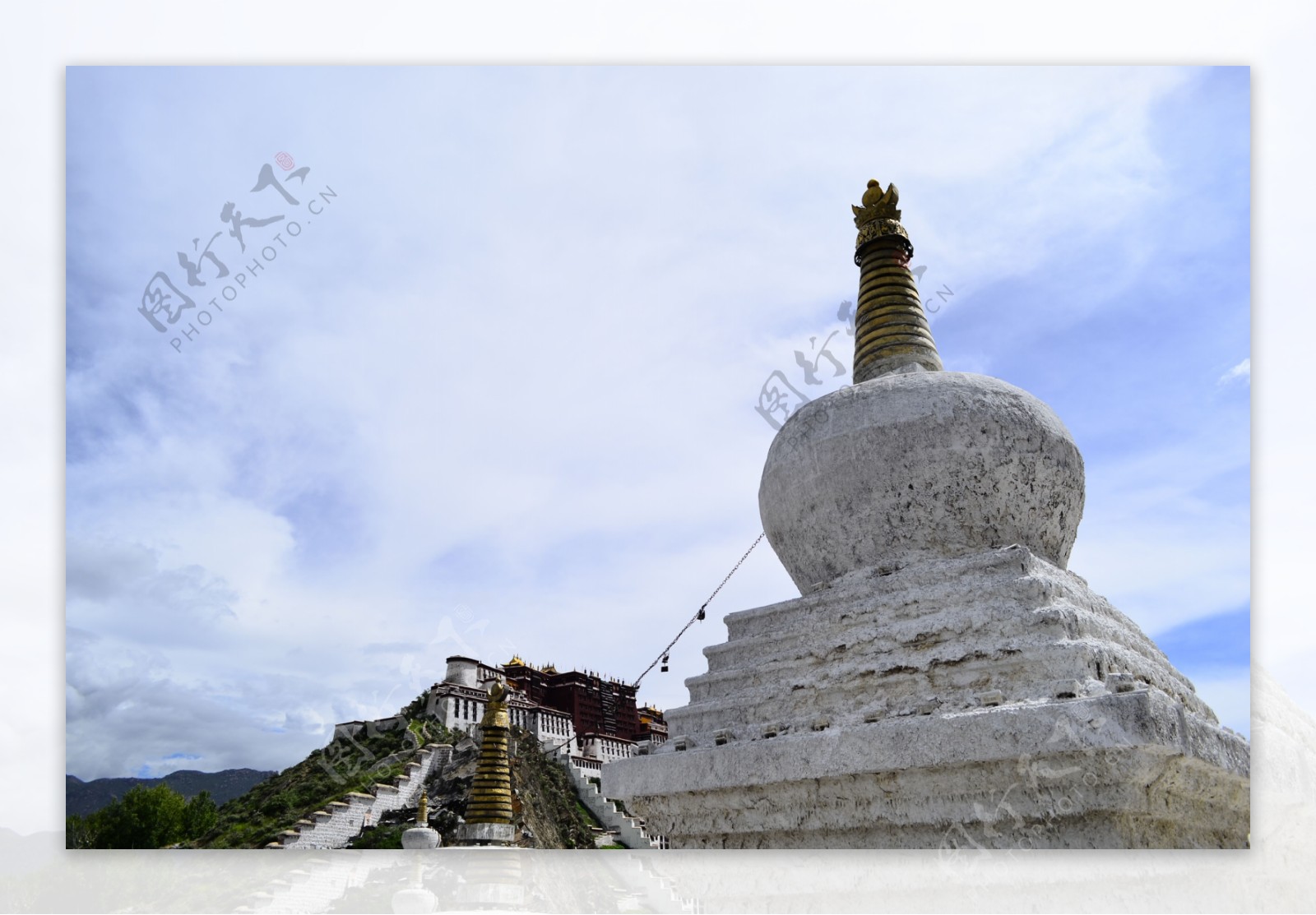 布达拉宫青藏高原圣城图片
