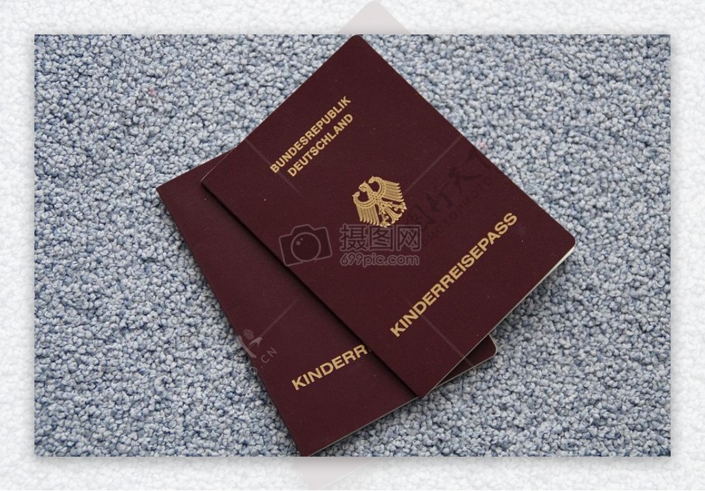 紫色封皮的护照