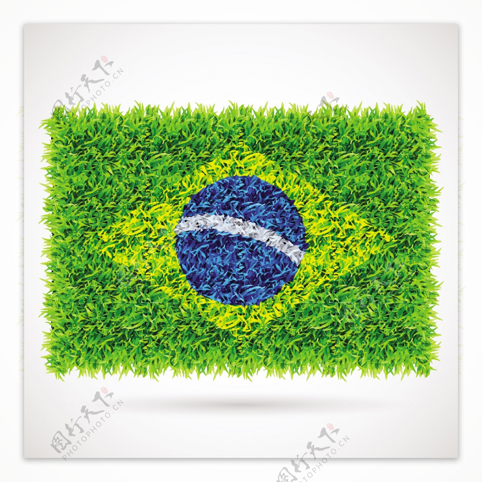草坪世界杯标志背景