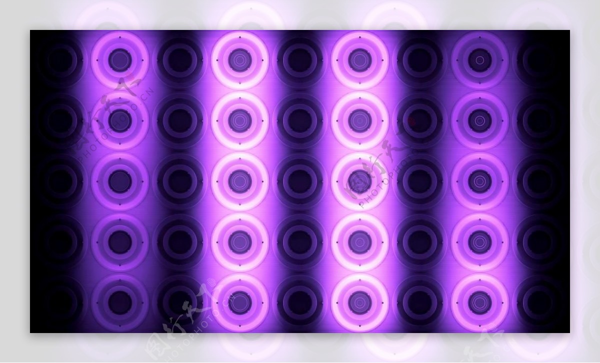 酒吧LED紫色辉光特效视频素材