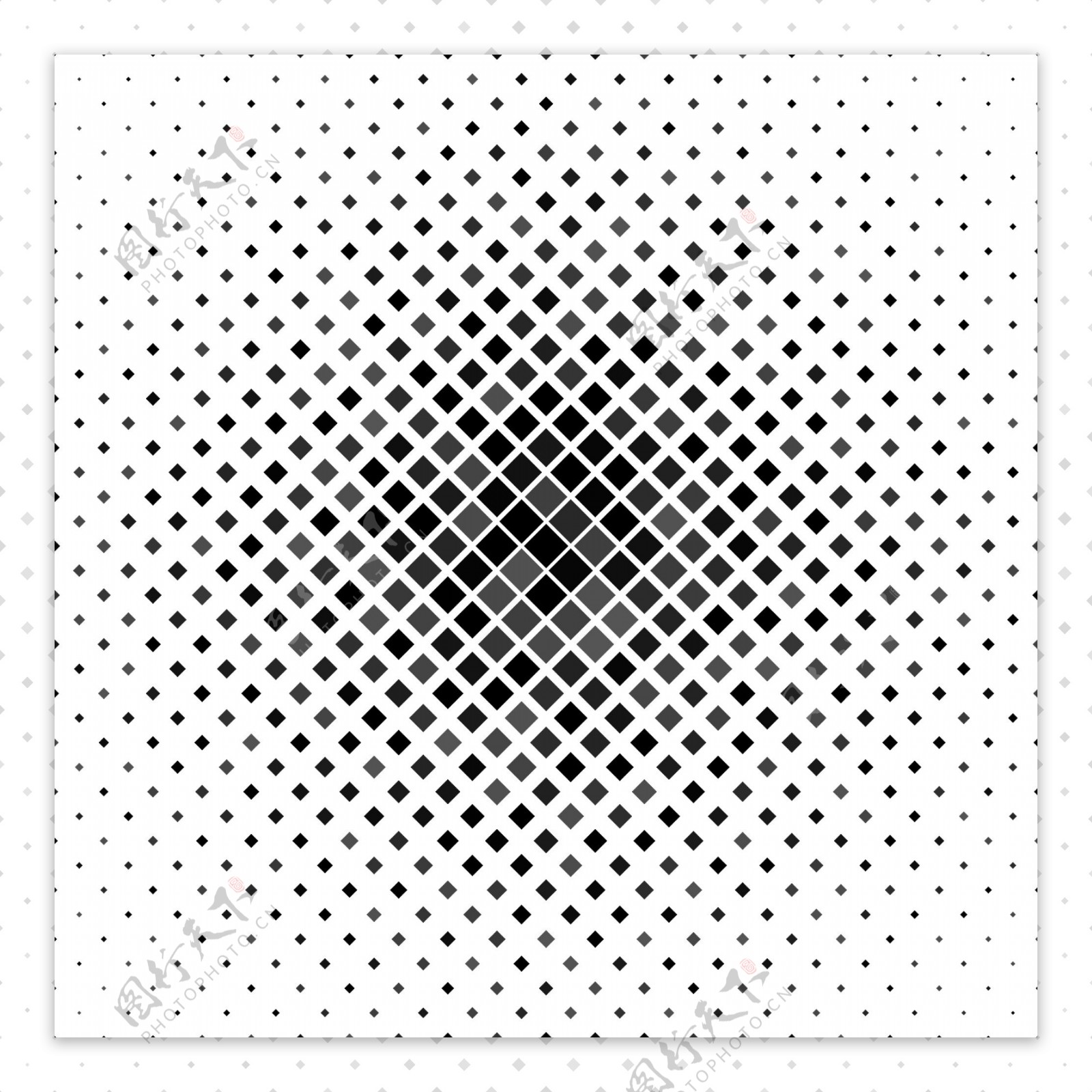 灰色的抽象模式的背景从对角正方形广场
