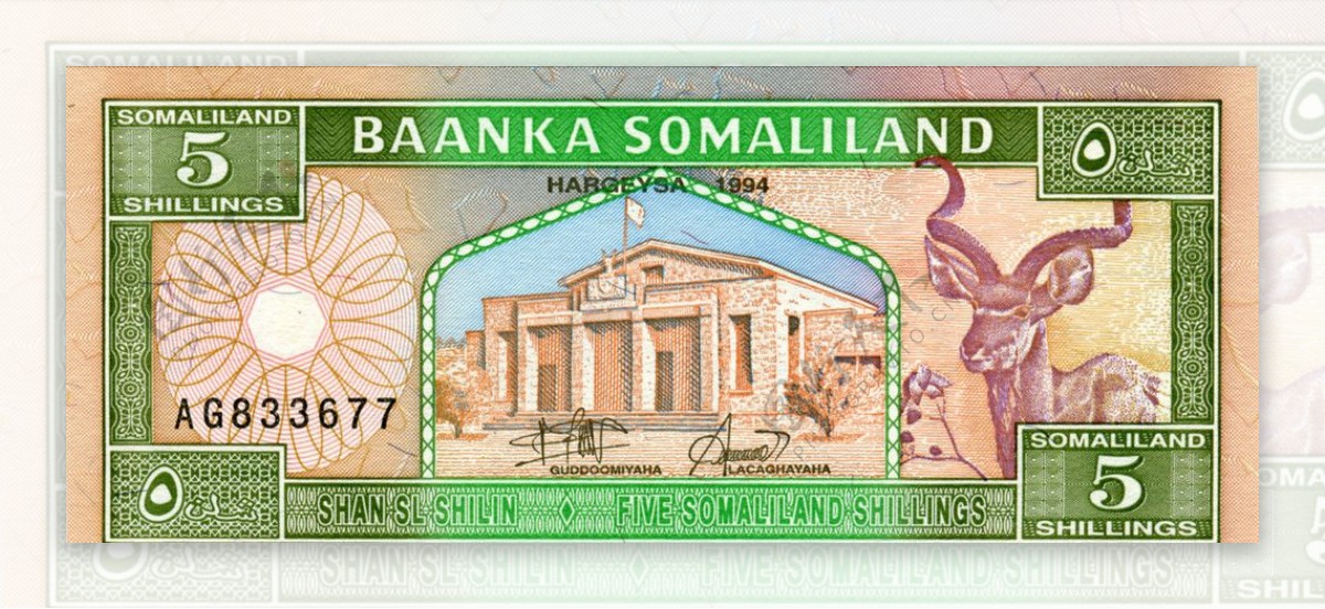 外国货币非洲国家索马里兰货币纸币高清扫描图