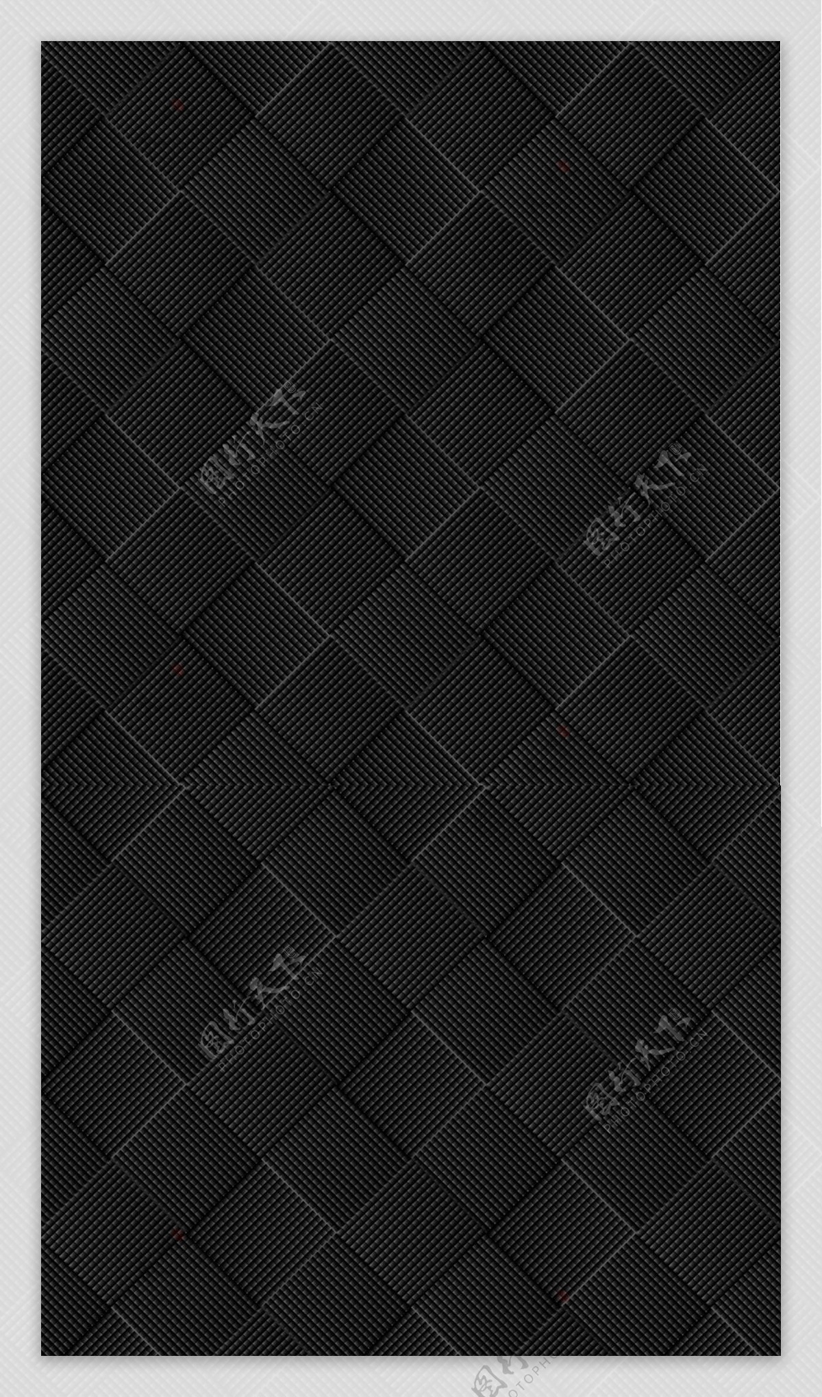 简约黑色几何格子H5背景素材