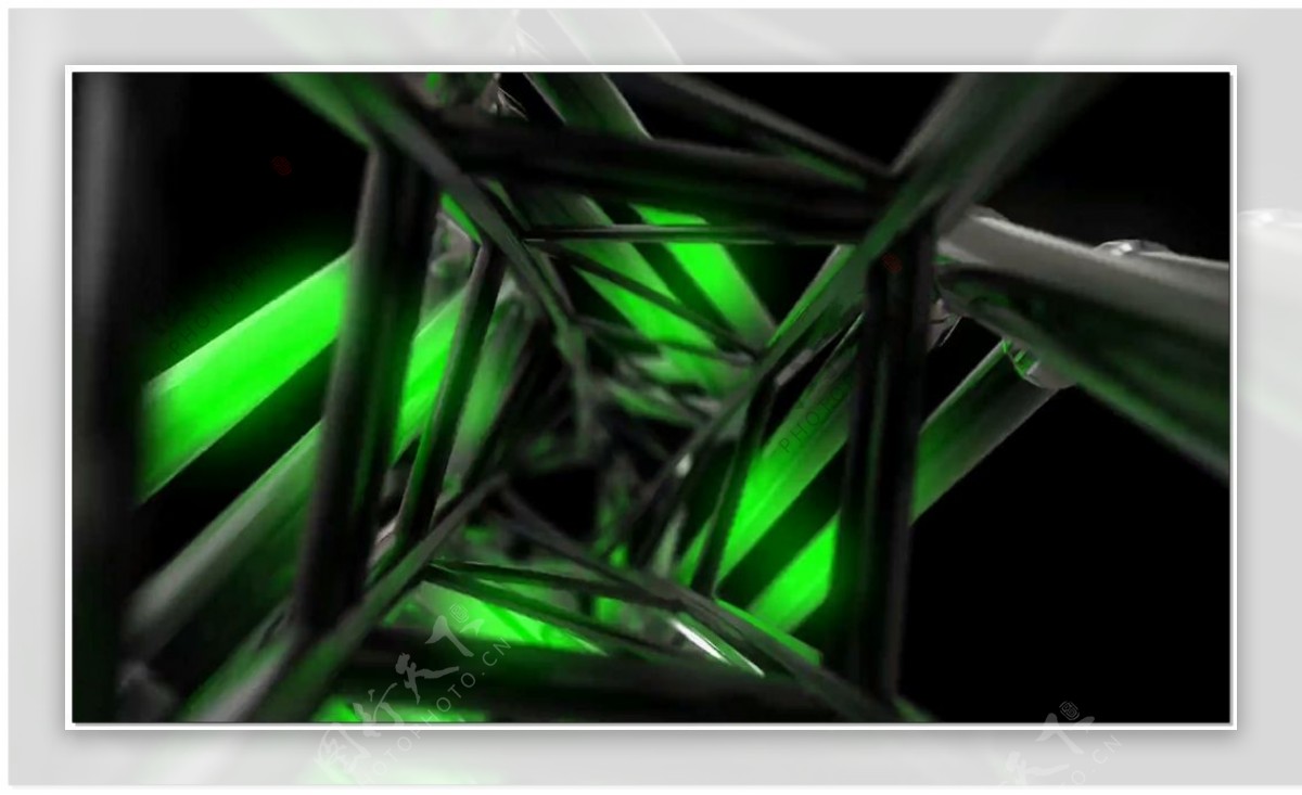 绿色支架动态视频素材