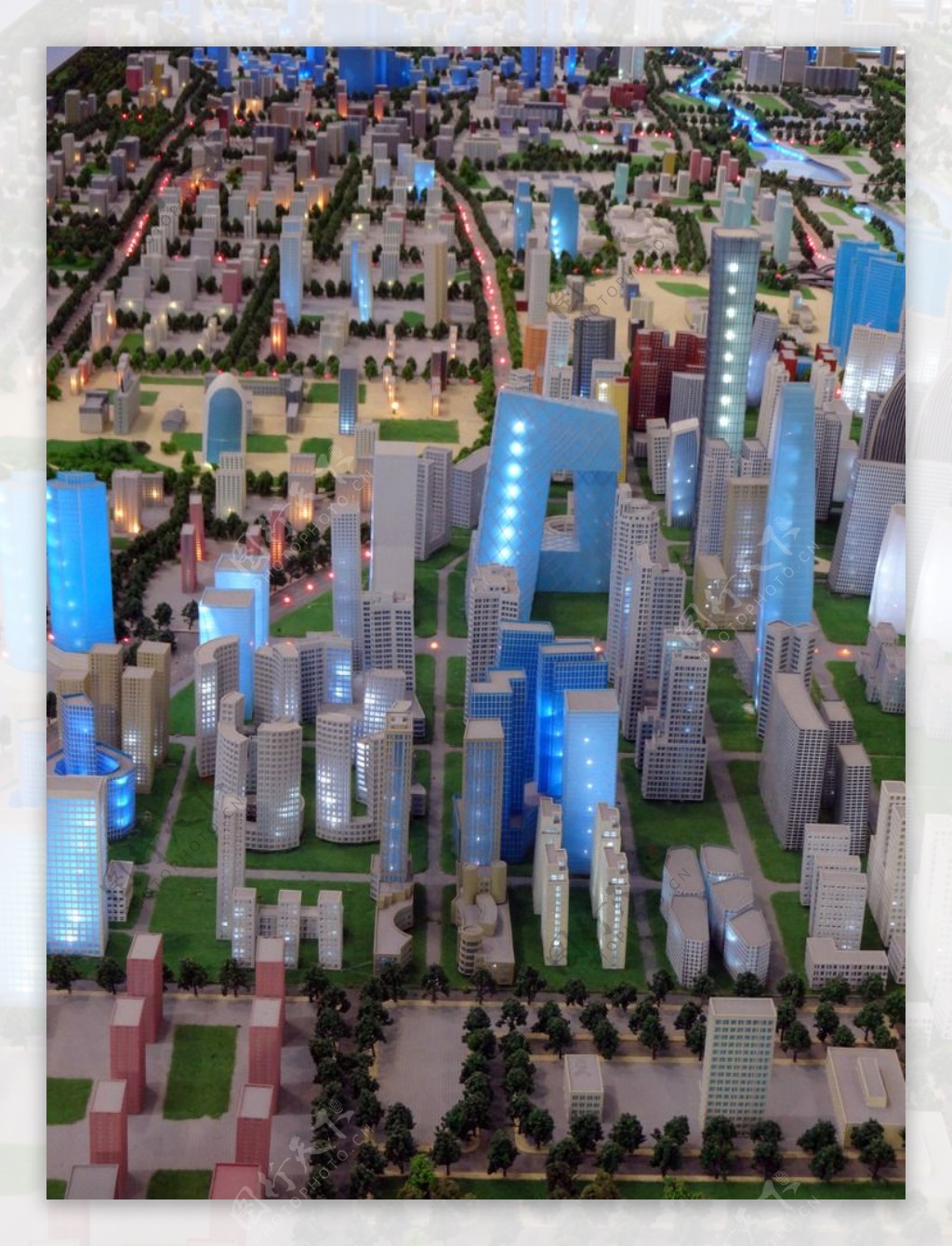 北京城区模型