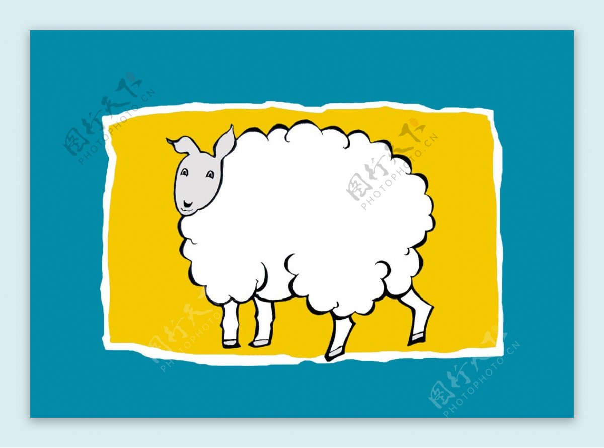 小绵羊卡通羊