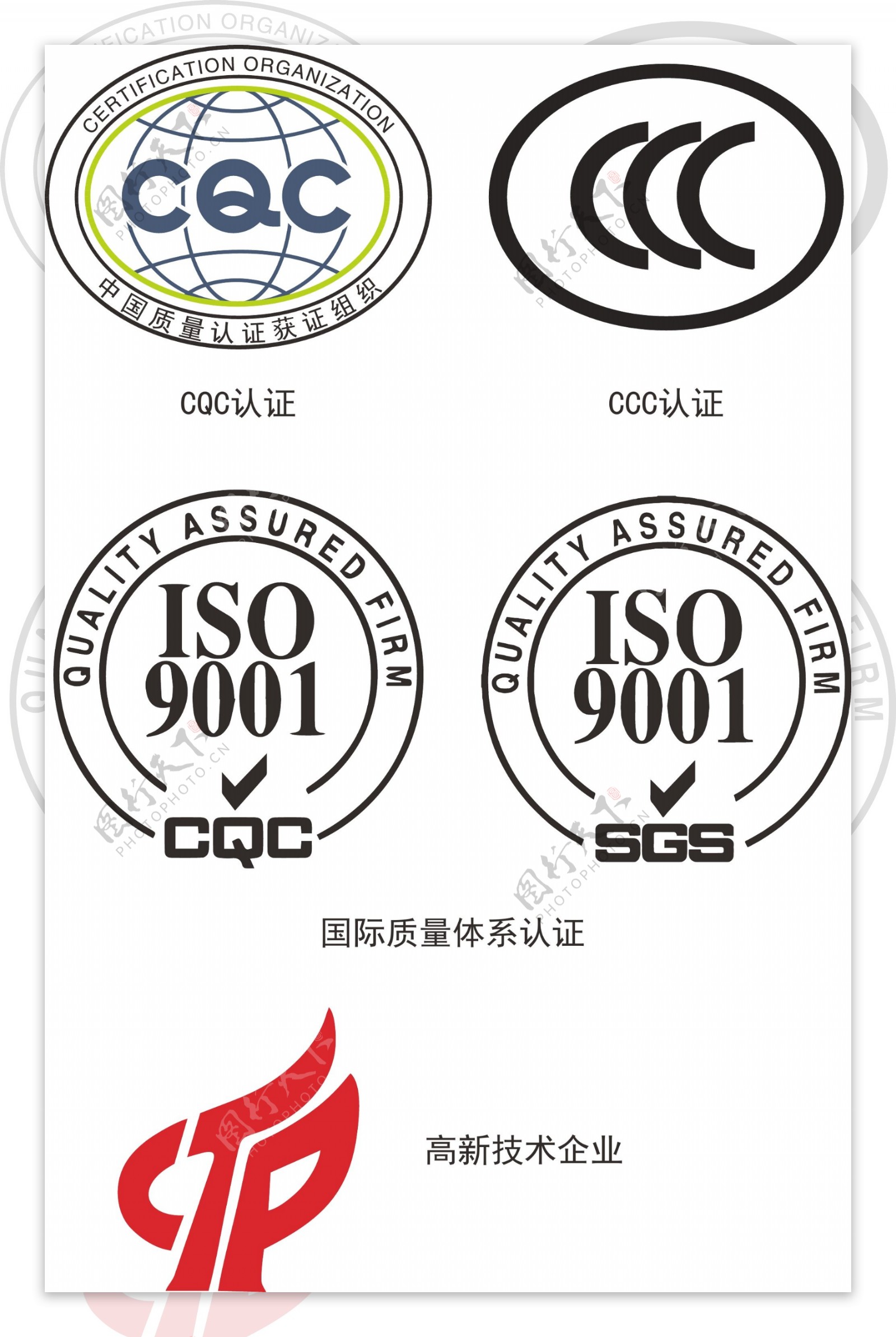 国际质量体系认真3C认证标志