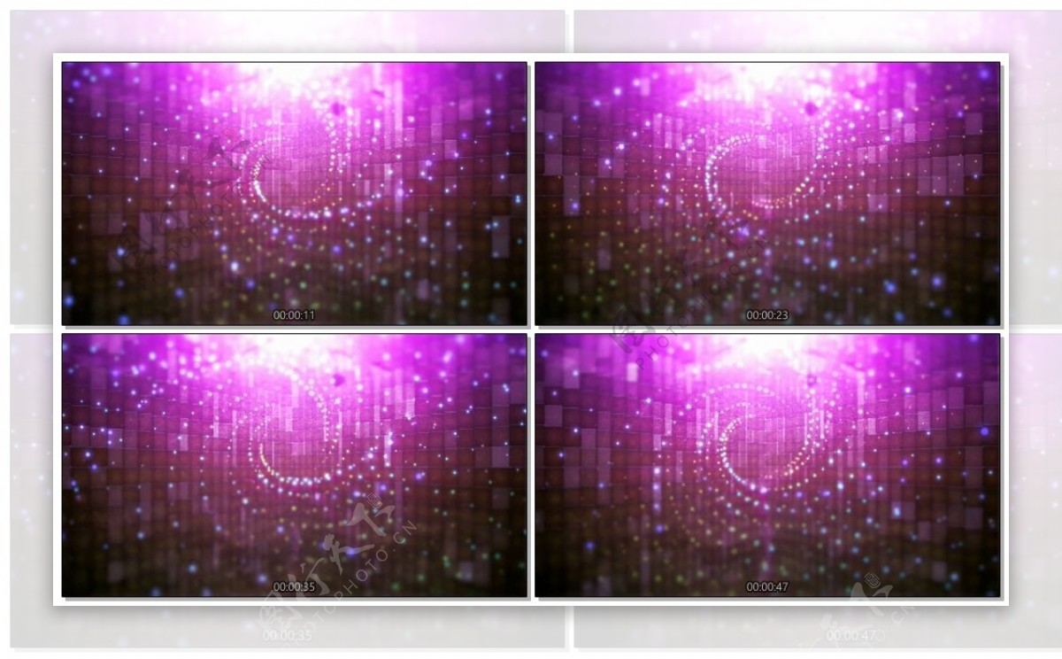 紫粒子旋转