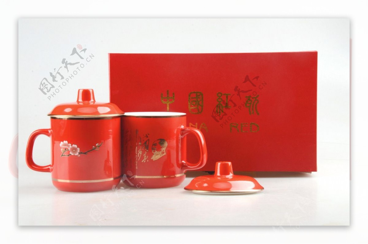 中国红瓷瓷器