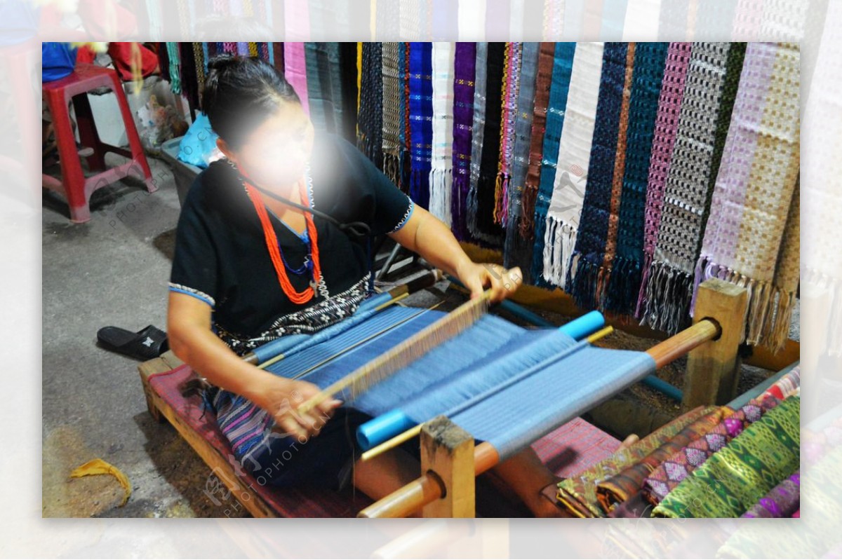 传统手工纺纱
