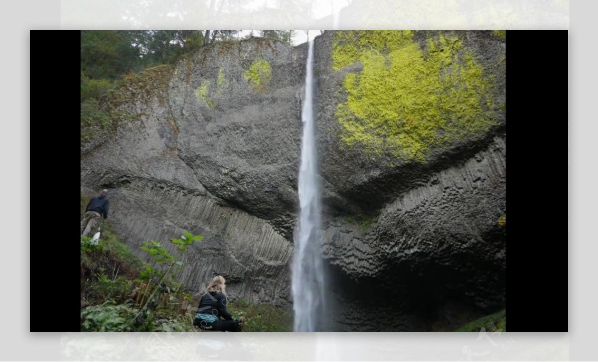 瀑布自然风景视频