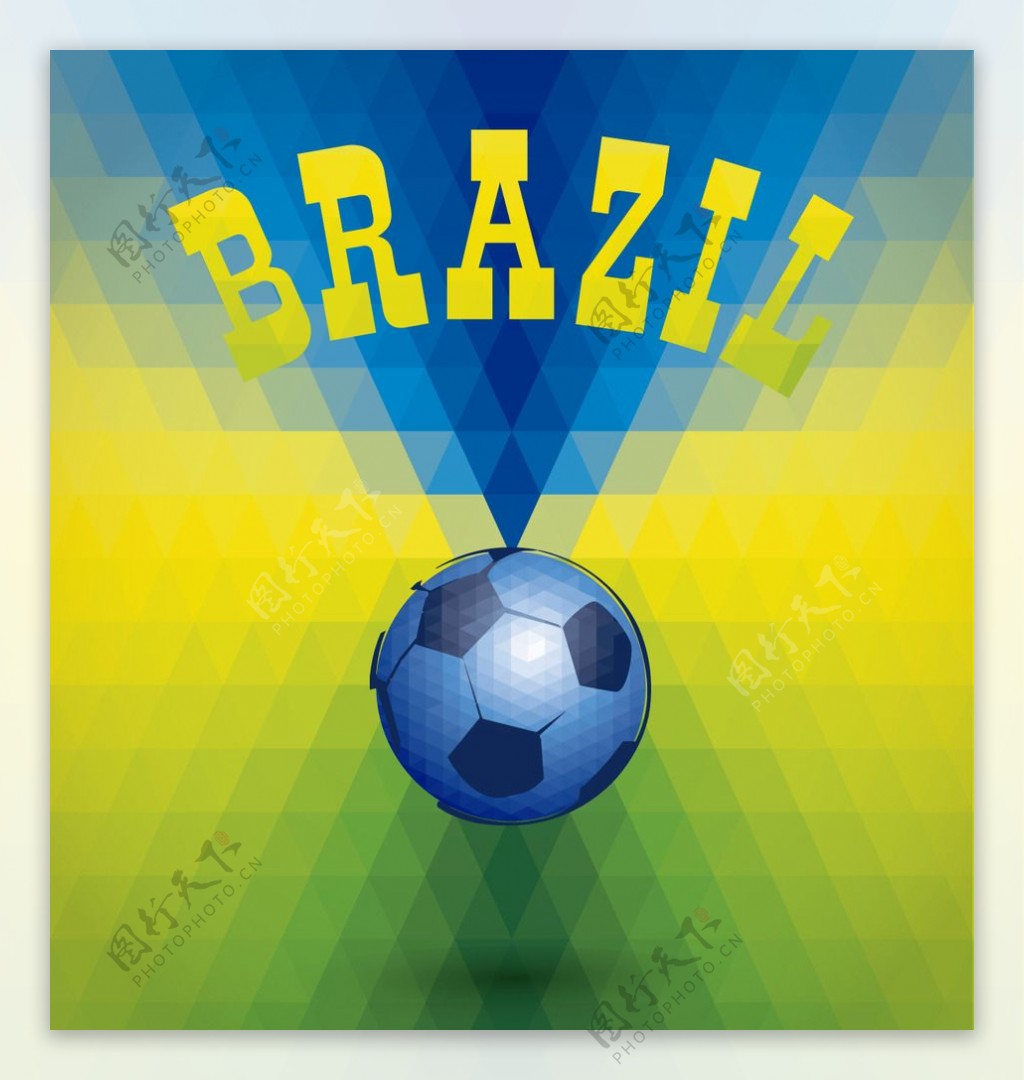 巴西足球背景
