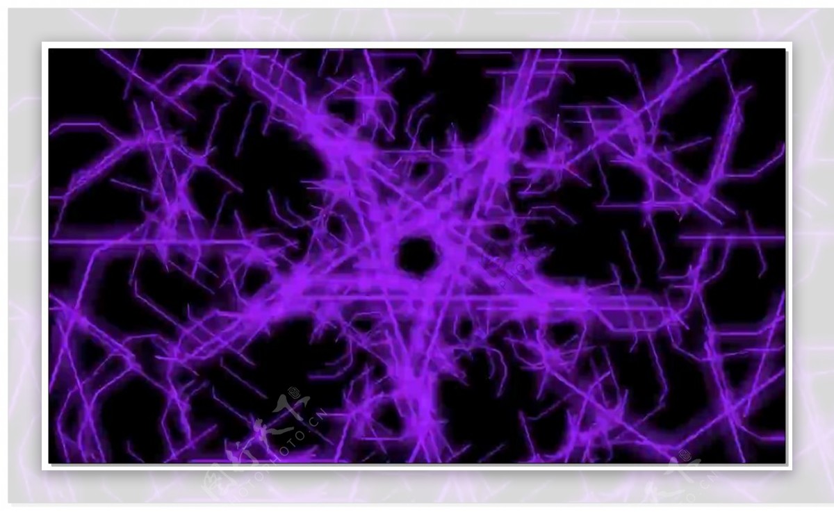 紫光五角视频素材