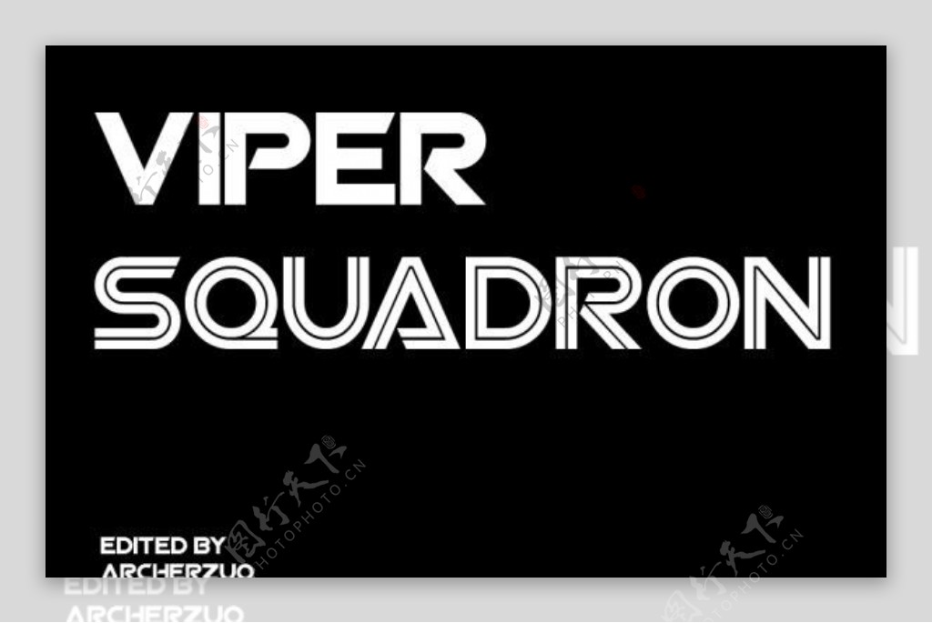 vipersquadron英文字体