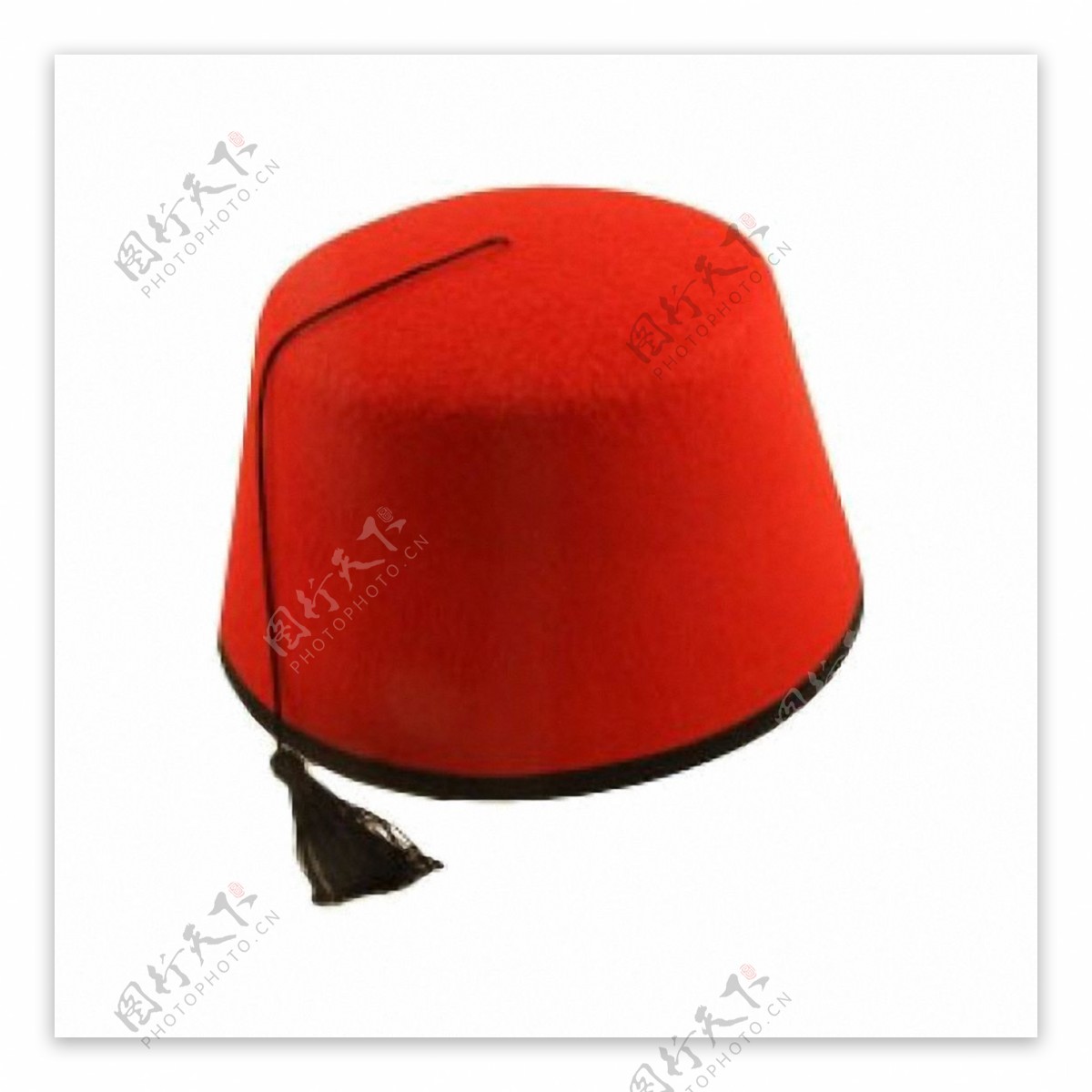 创意红色梯形帽子免抠png透明素材
