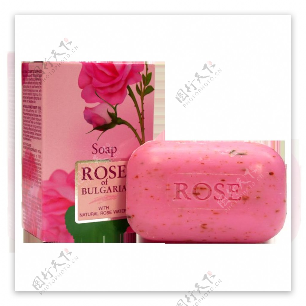 玫瑰红色肥皂免抠png透明图层素材