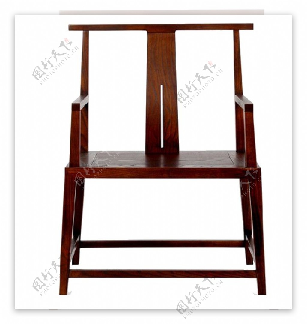 古代简约实木座椅元素图