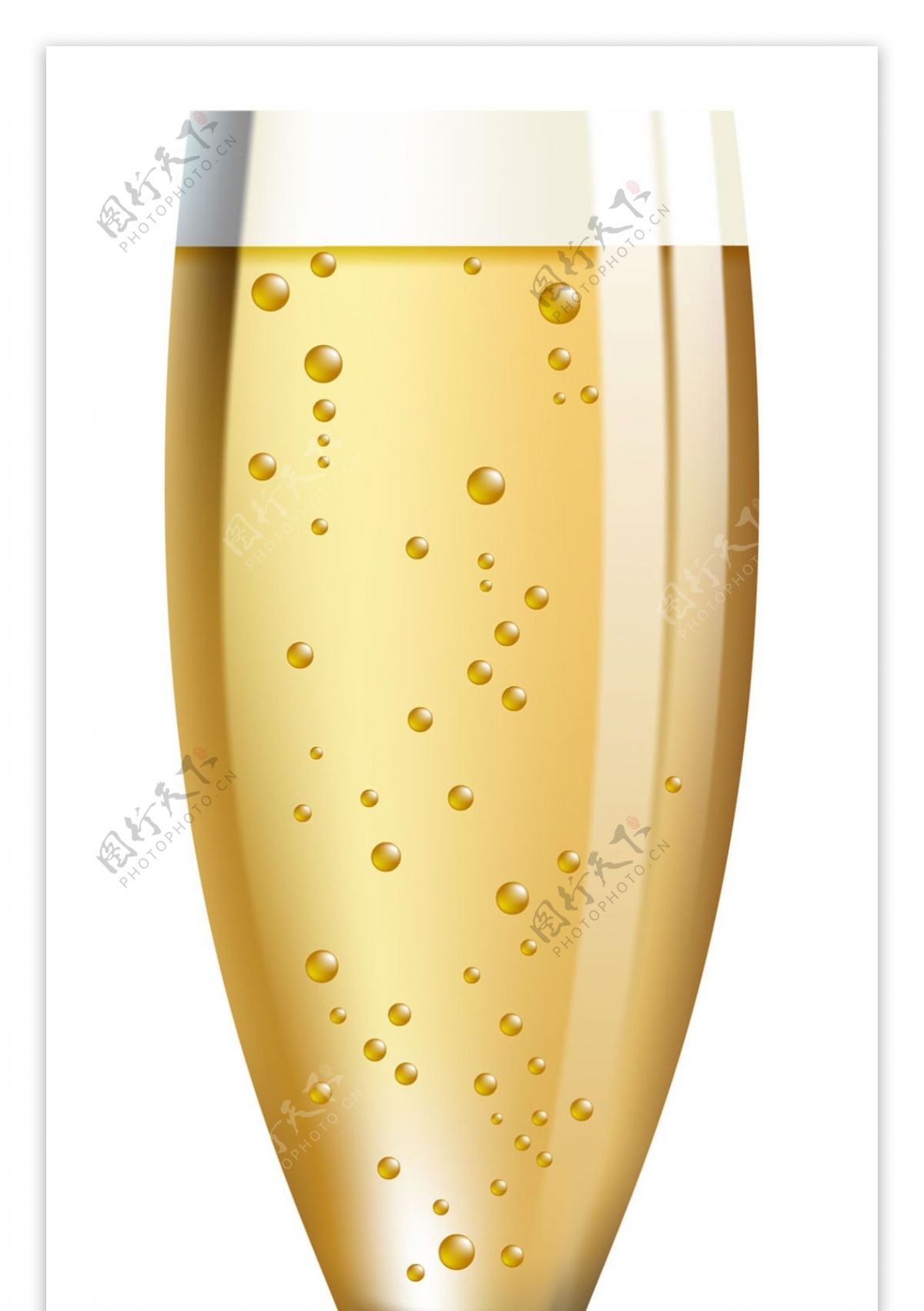漂亮酒杯香槟酒免抠png透明素材