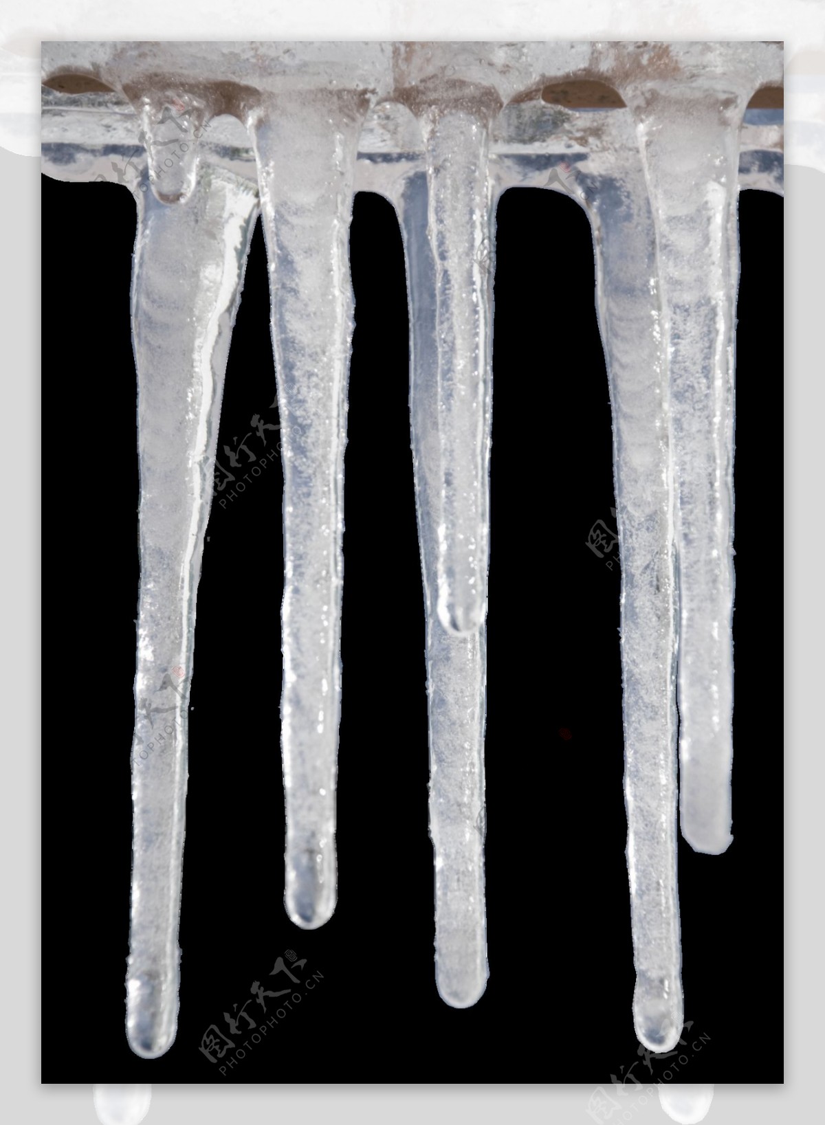 透明冰棍冰柱免抠png透明图层素材