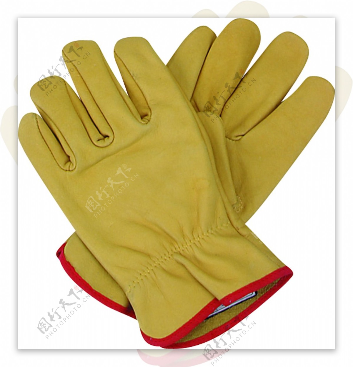 黄色手套免抠png透明图层素材