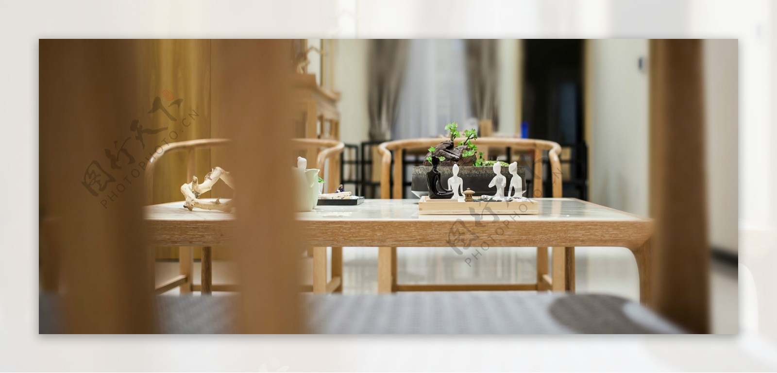 中式时尚室内桌子效果图