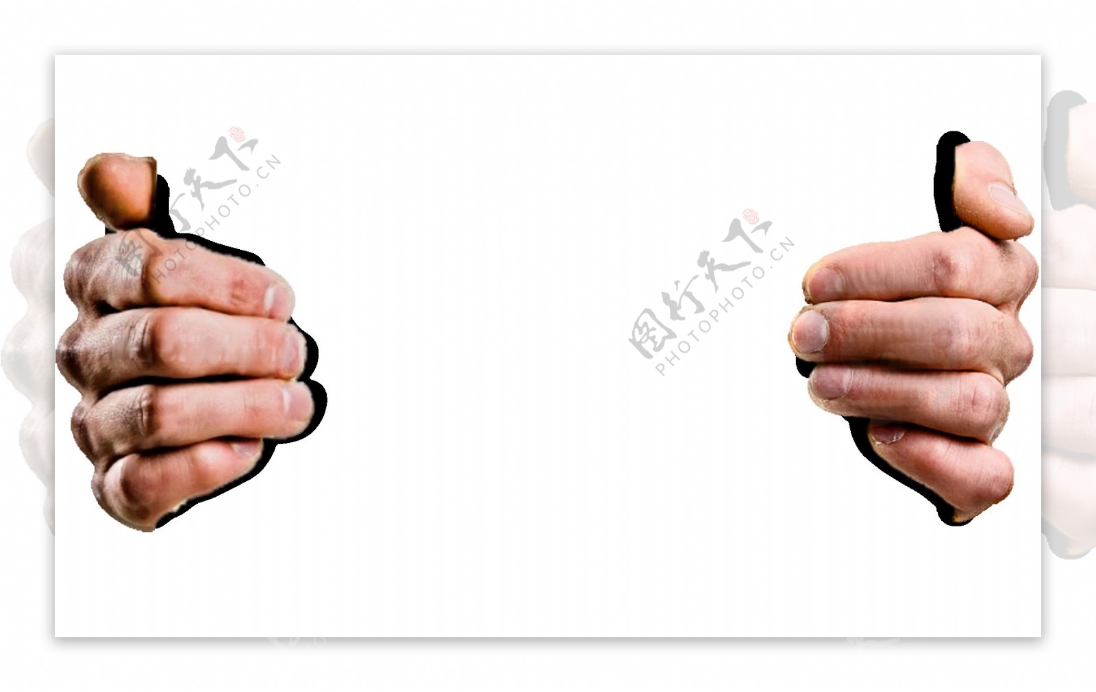 双手握东西图片抠png透明素材